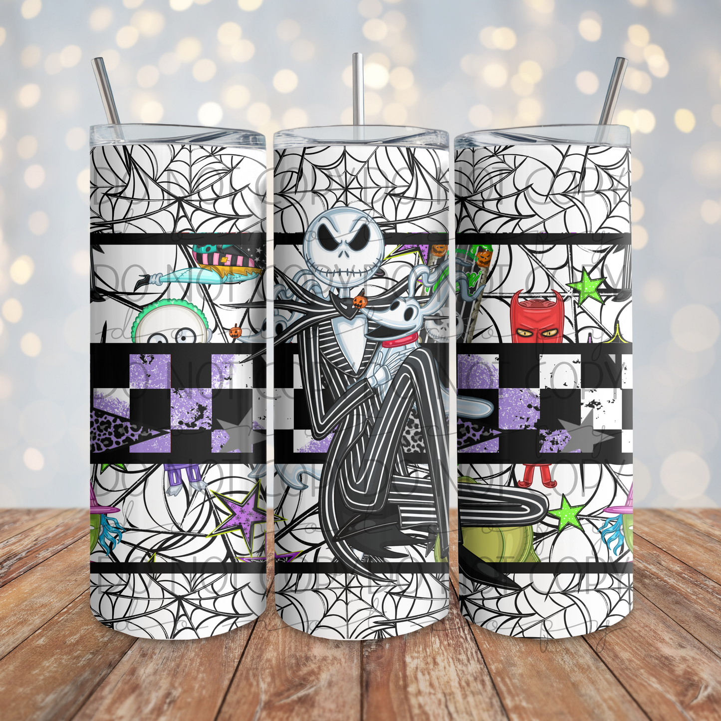 Skeleton 20 oz Wrap