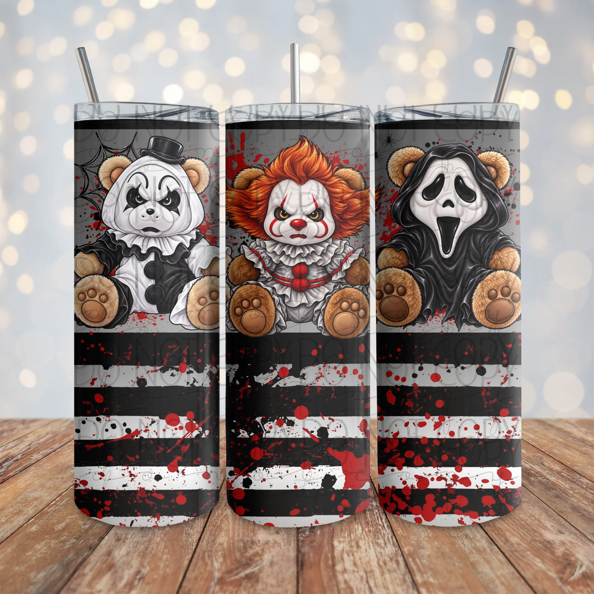 Horror Bears 20 oz Wrap