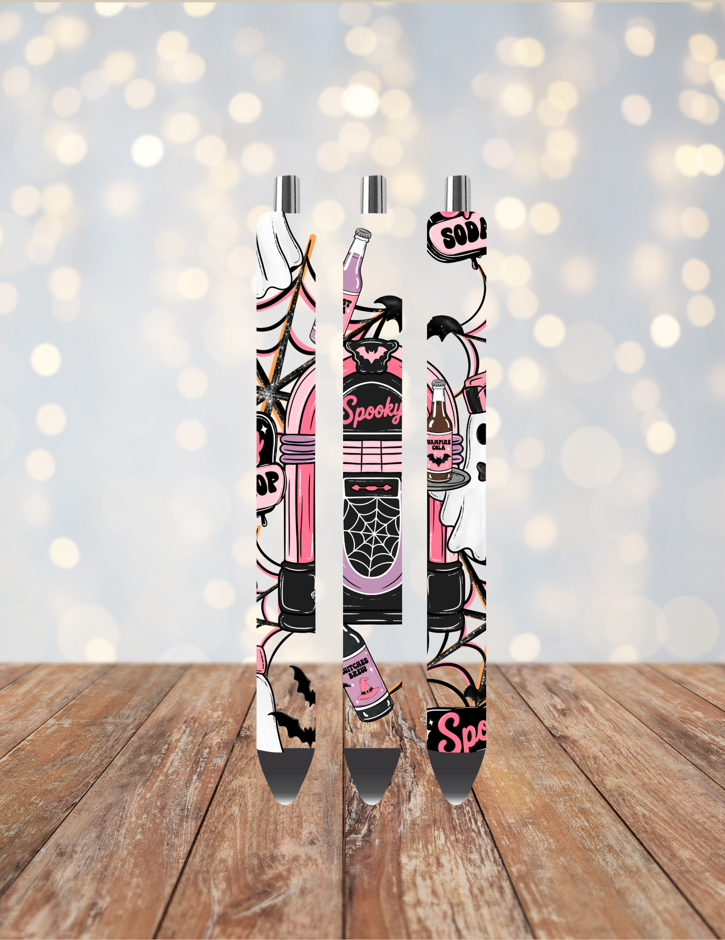 Spooky Jukebox Pen Wrap