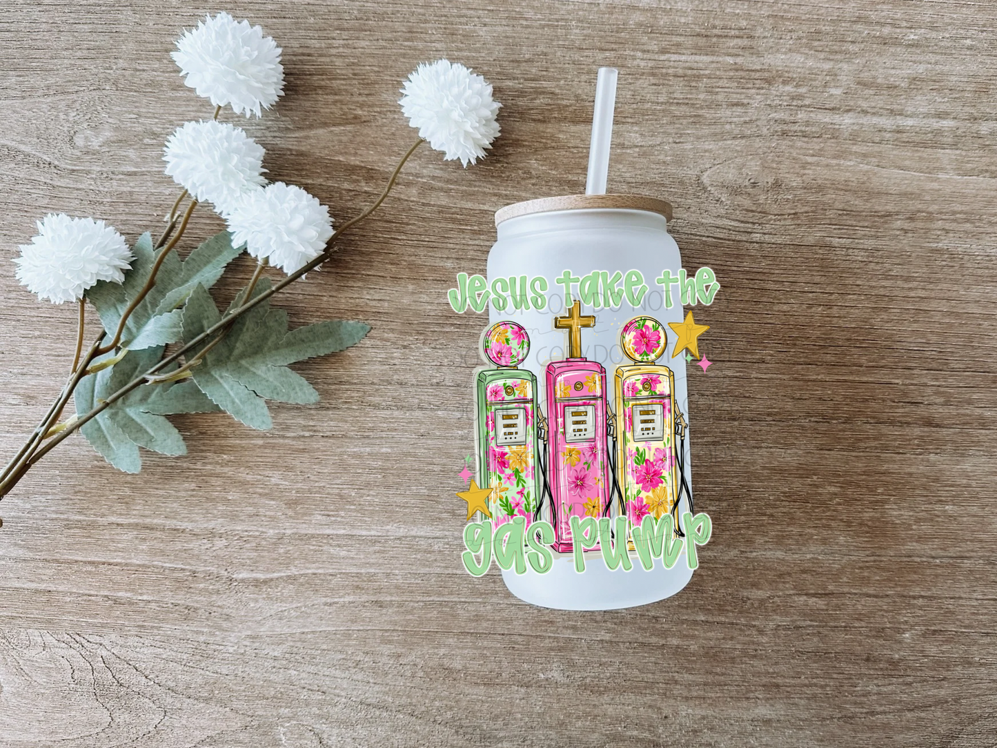Take The Gas Pump Decal