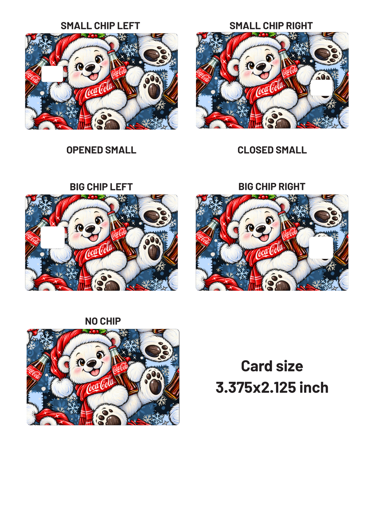 Polar Bear Credit Card Wrap