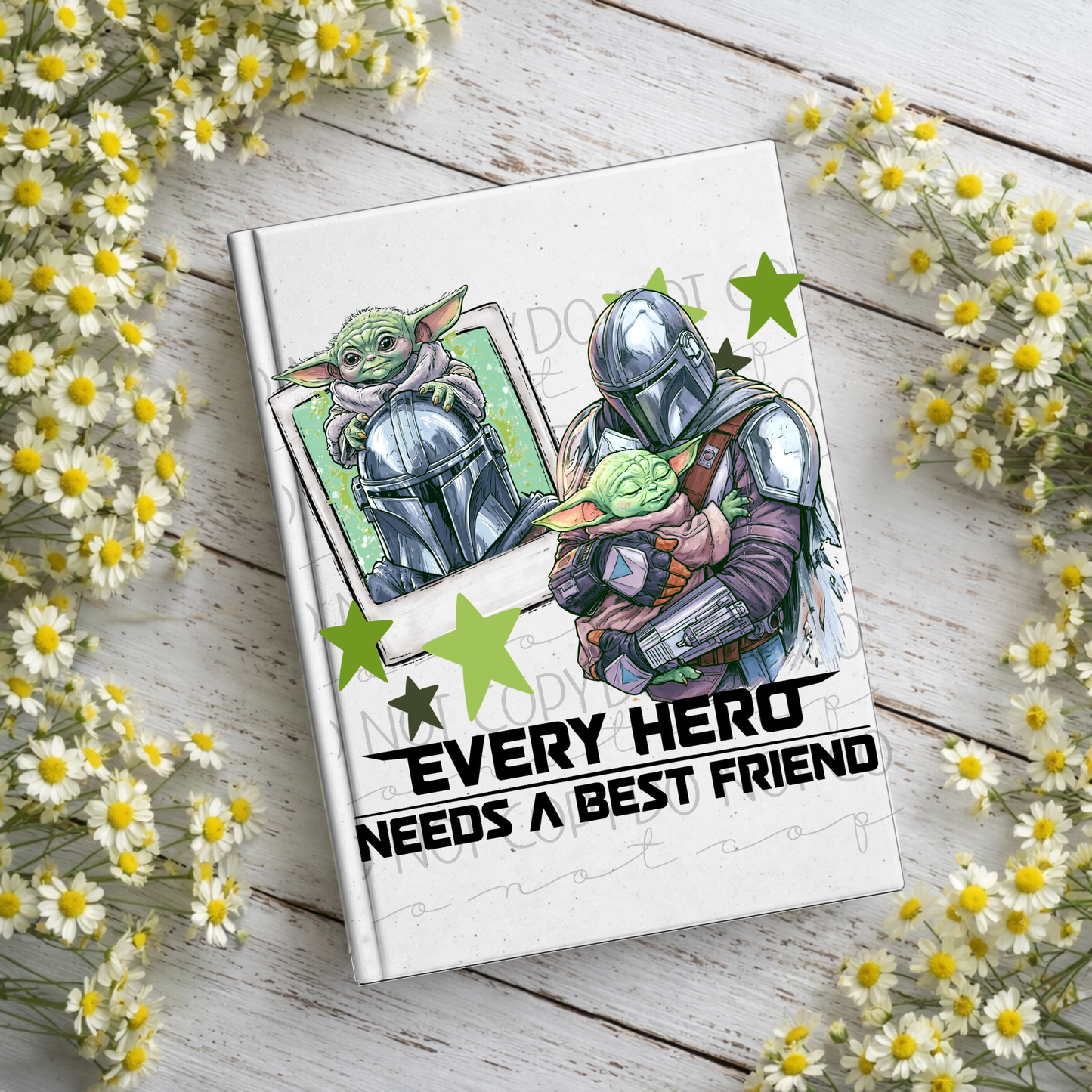 Jedi & Alien Notebook Decal