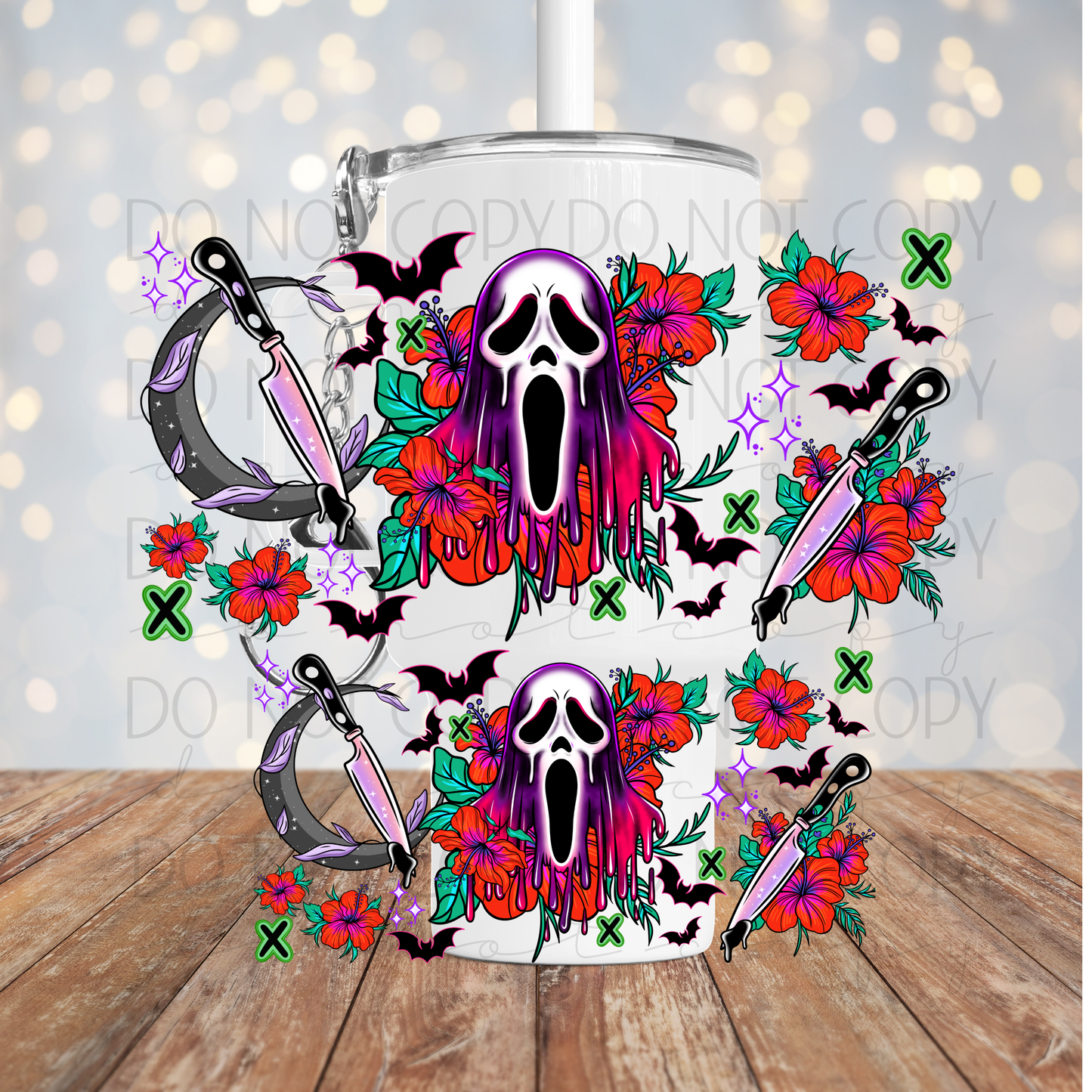 Ghost Horror Mini Wrap