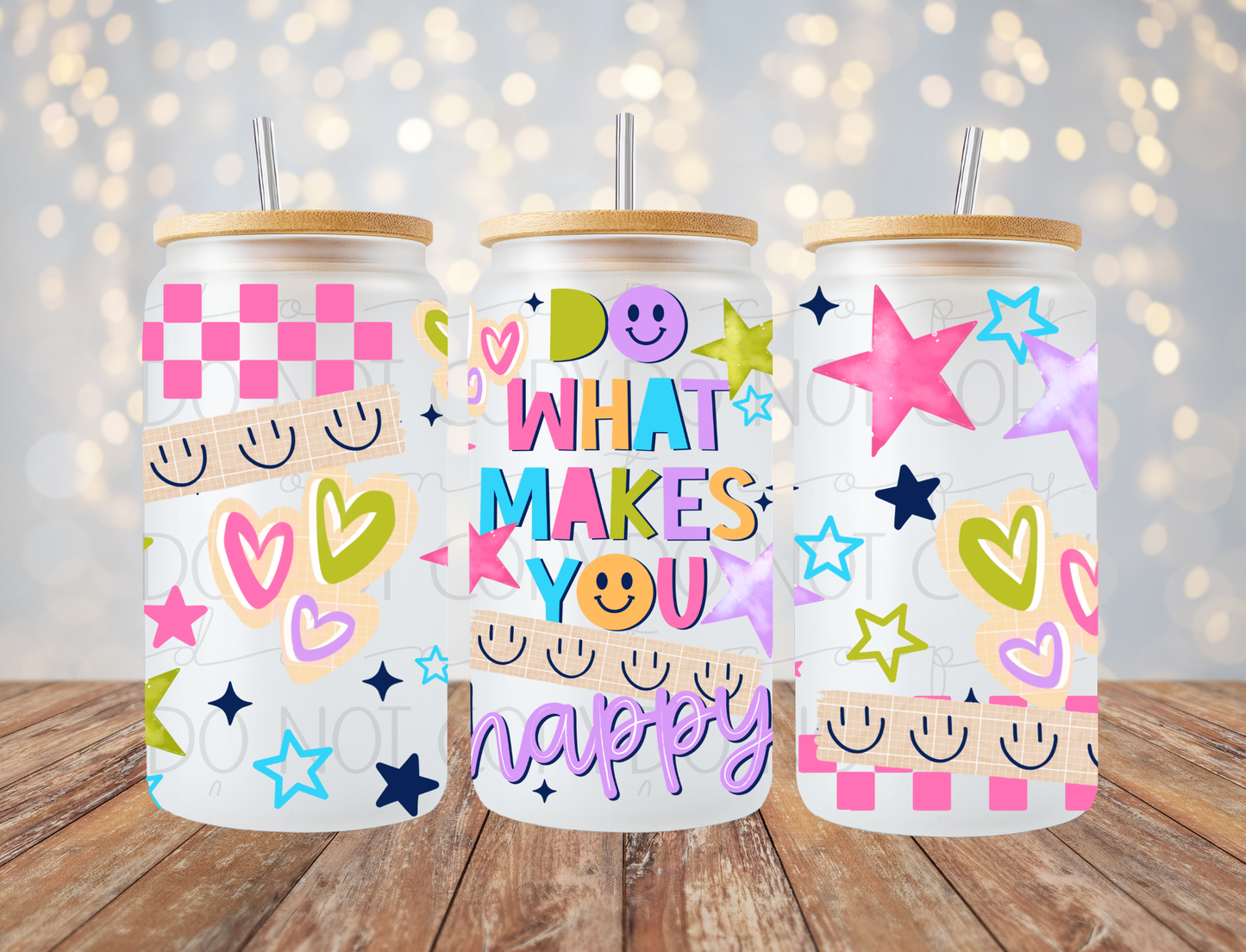 What Makes You Happy 16 Oz Wrap