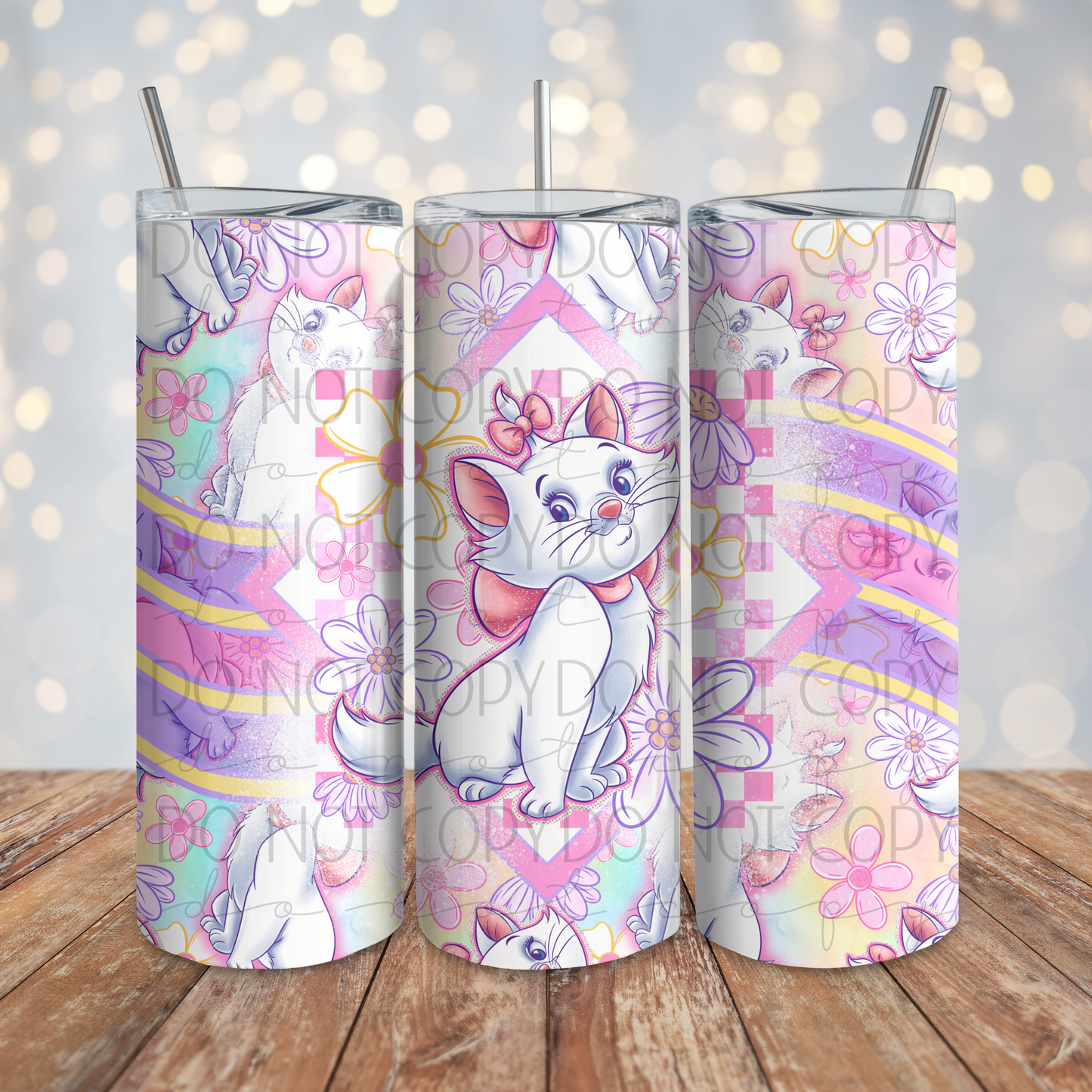 Girl Cat 20 oz Wrap