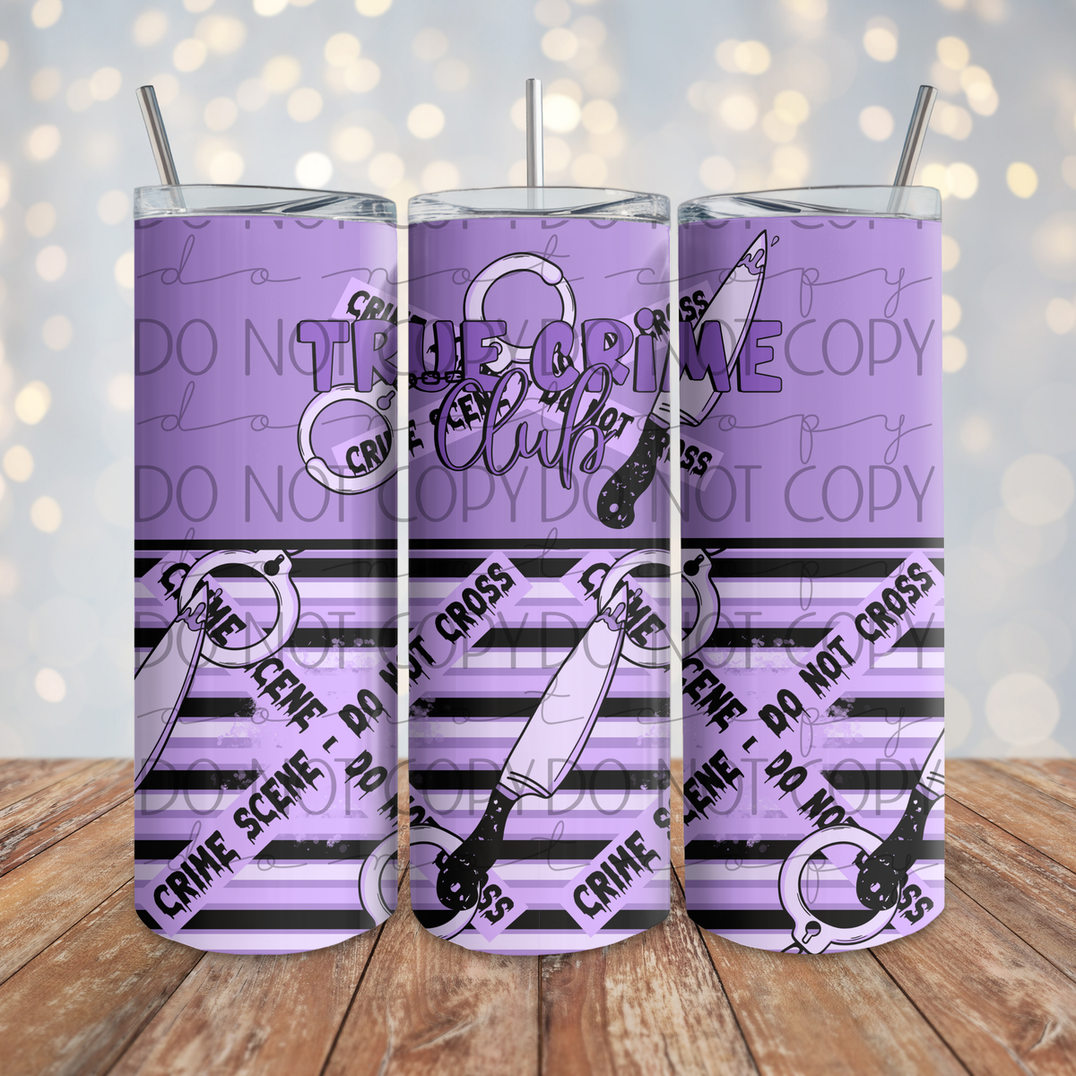 True Crime Club 20 oz Wrap