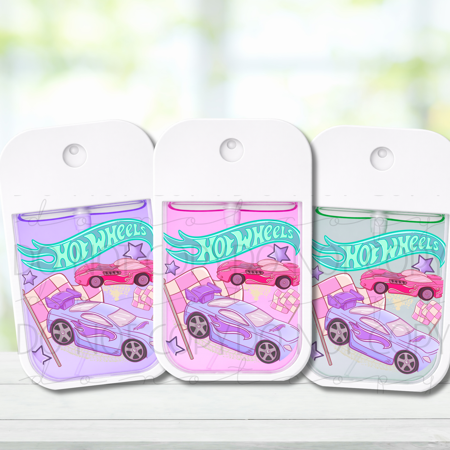 Girl Cars Spray Decal