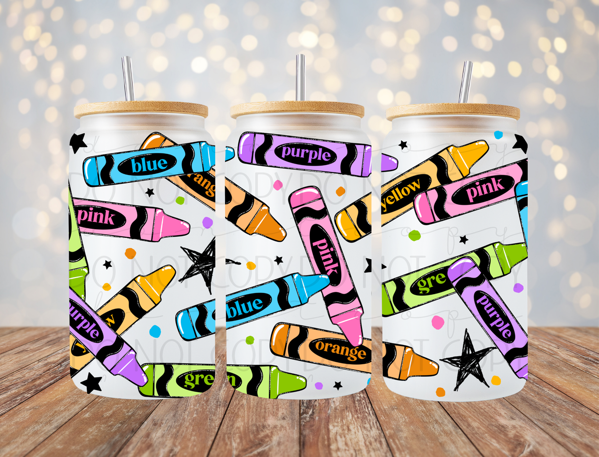 Crayons 16 oz Wrap