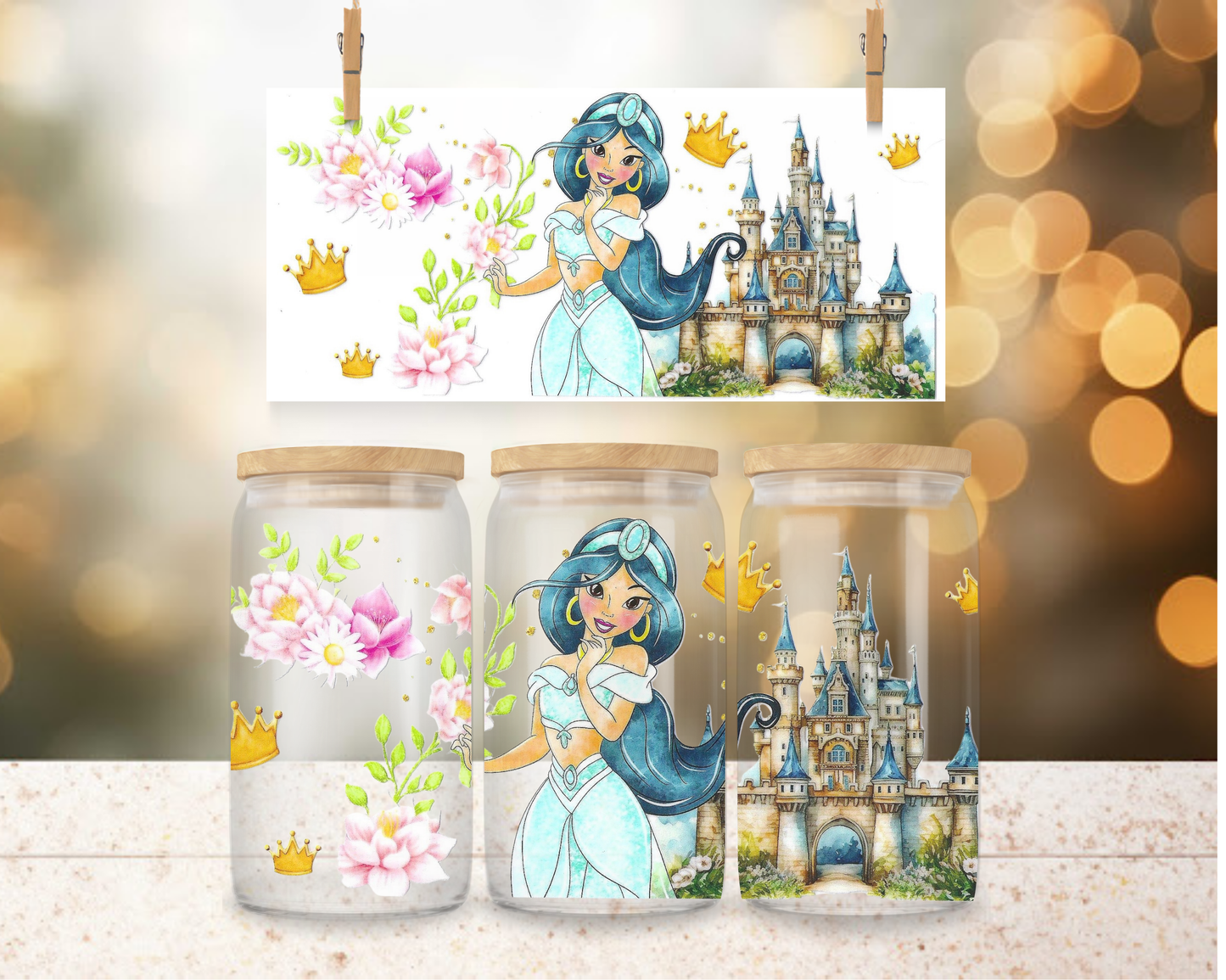 Tiger Princess Castle 16 oz Wrap