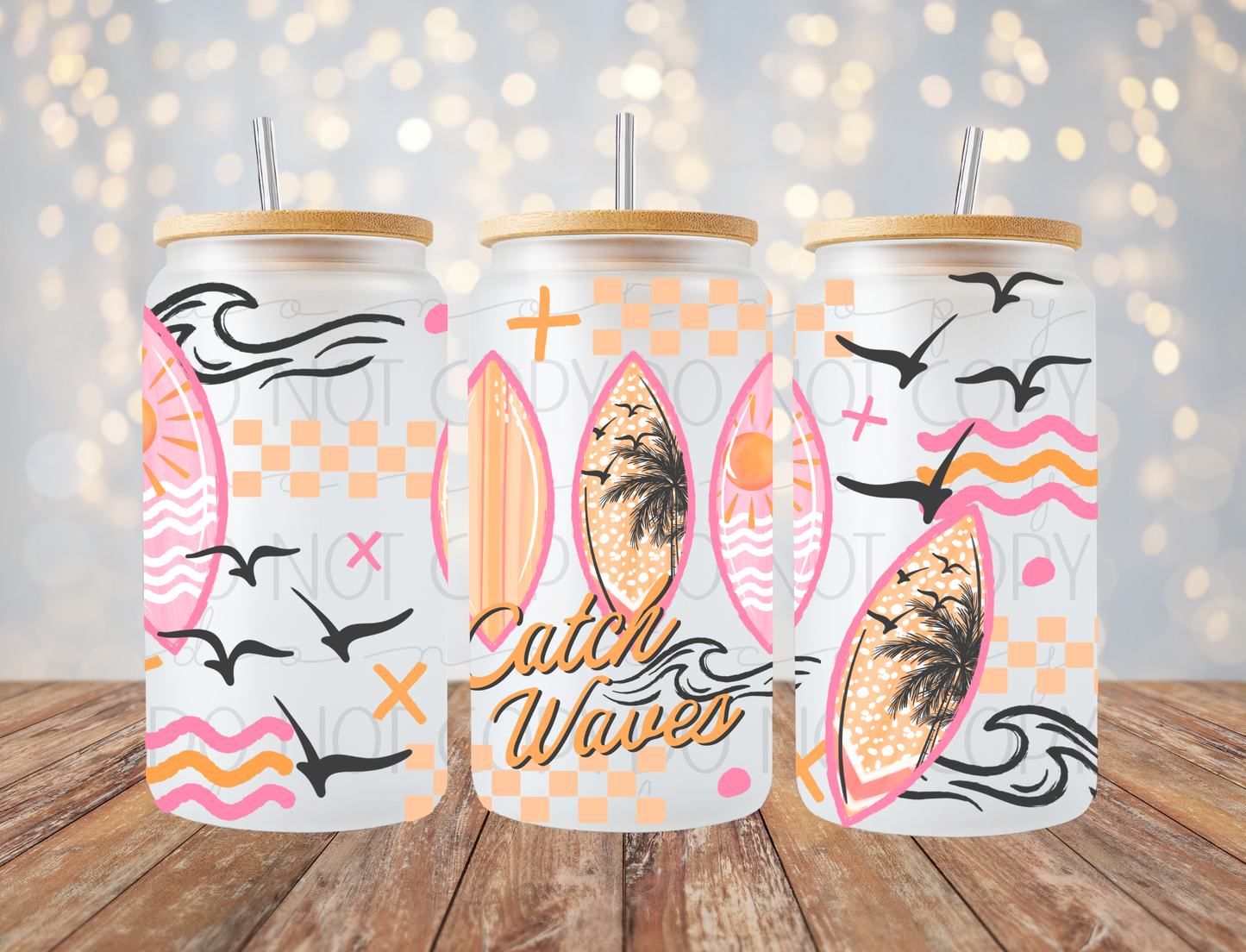 Catch Waves 16 Oz Wrap