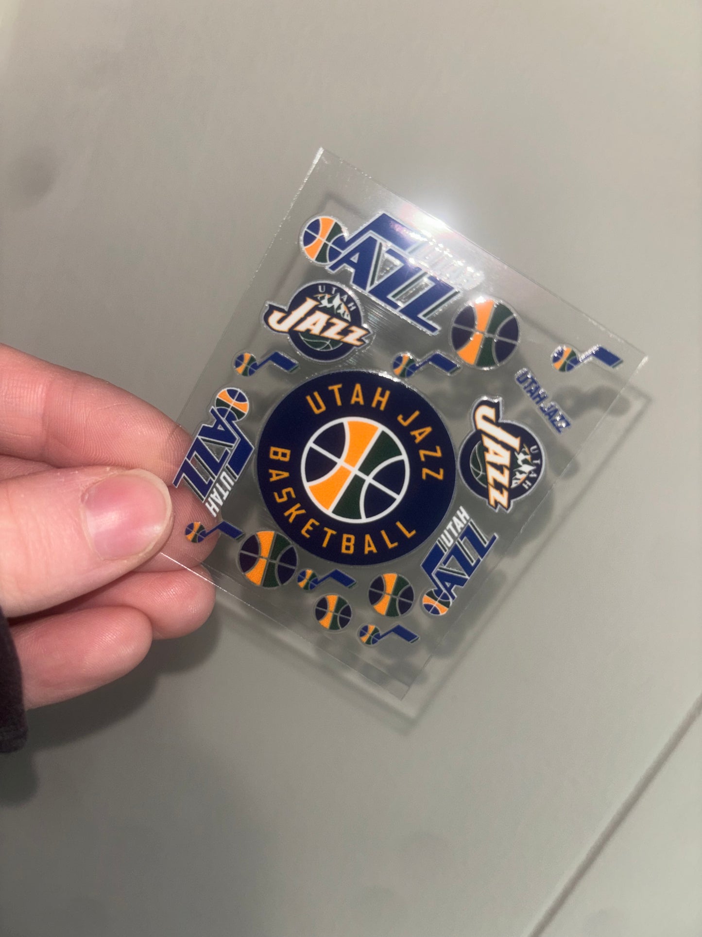 Utah Basketball Spray Decal