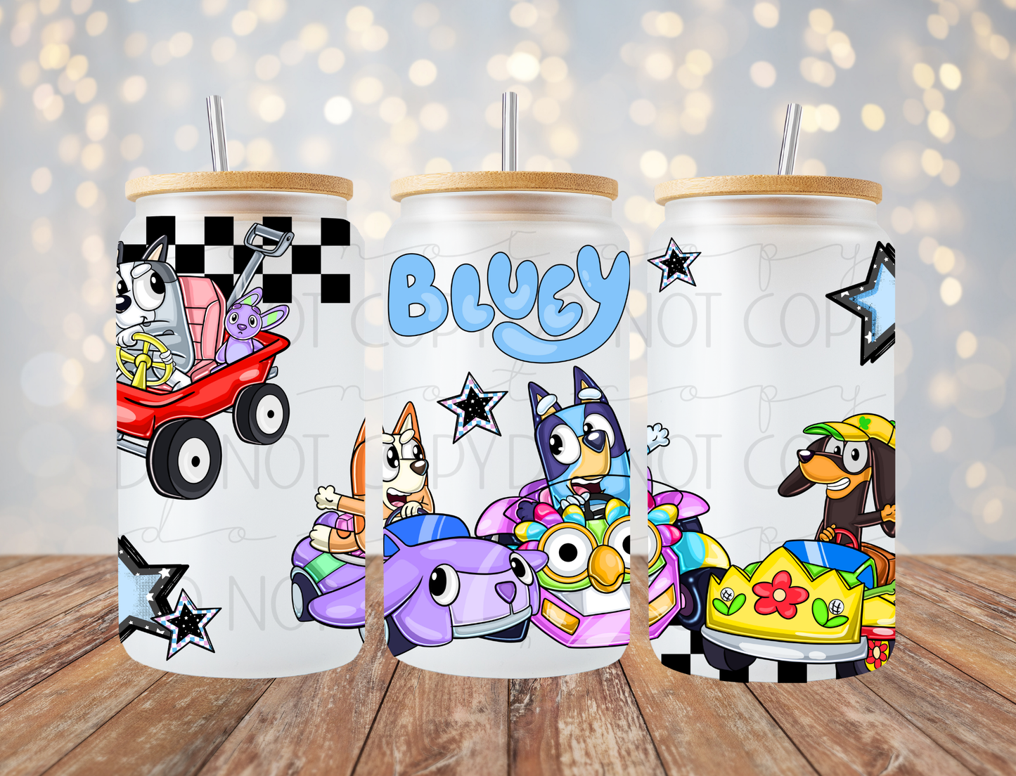 Blue Dog & Friends 16 Oz Wrap