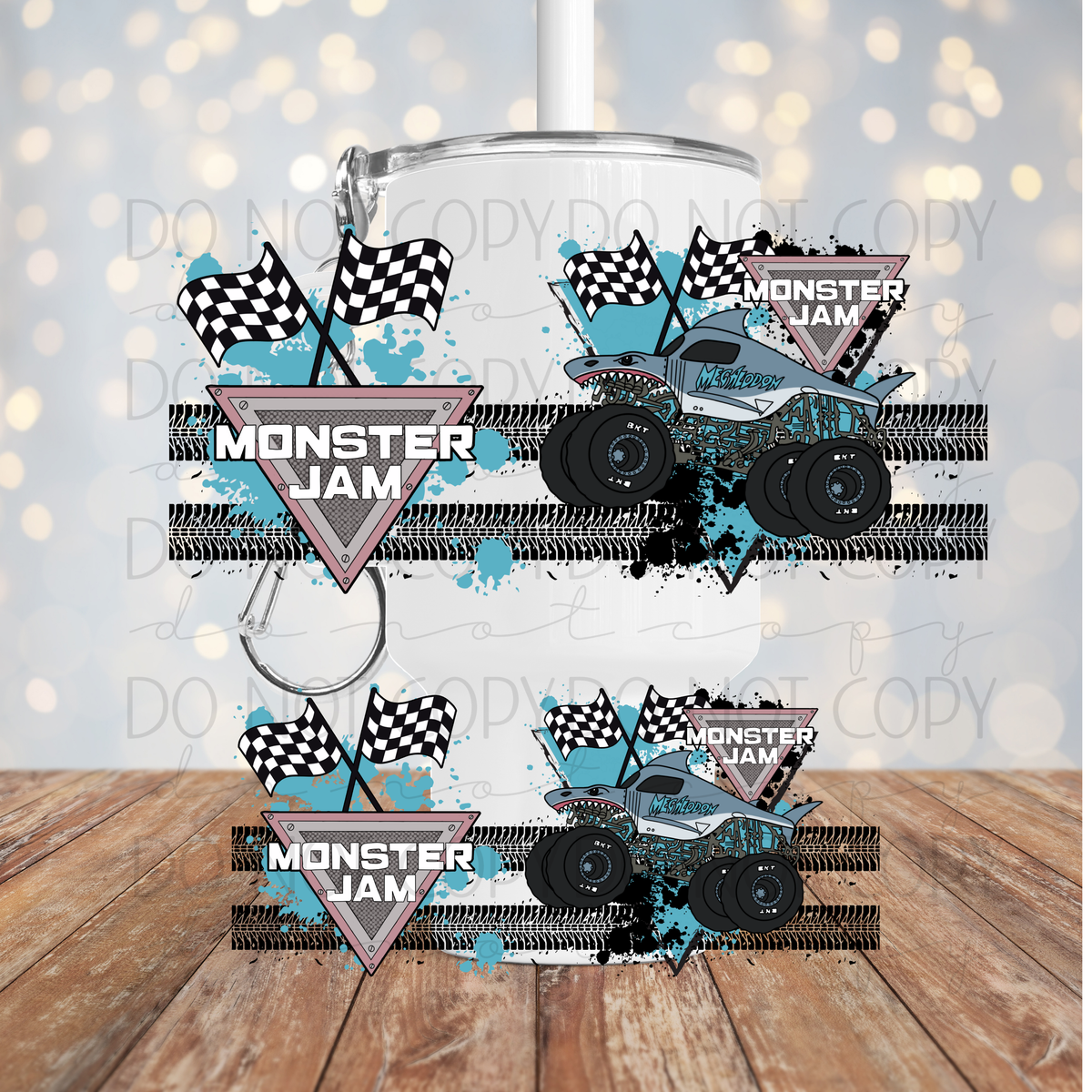 Shark Monster Truck Mini Wrap