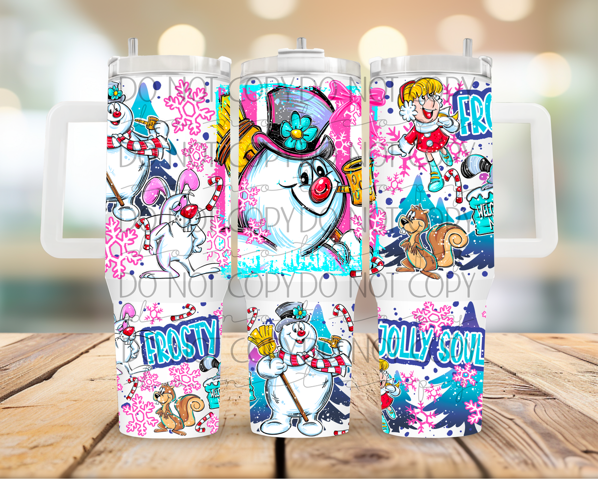 Snowman 40 oz Wrap