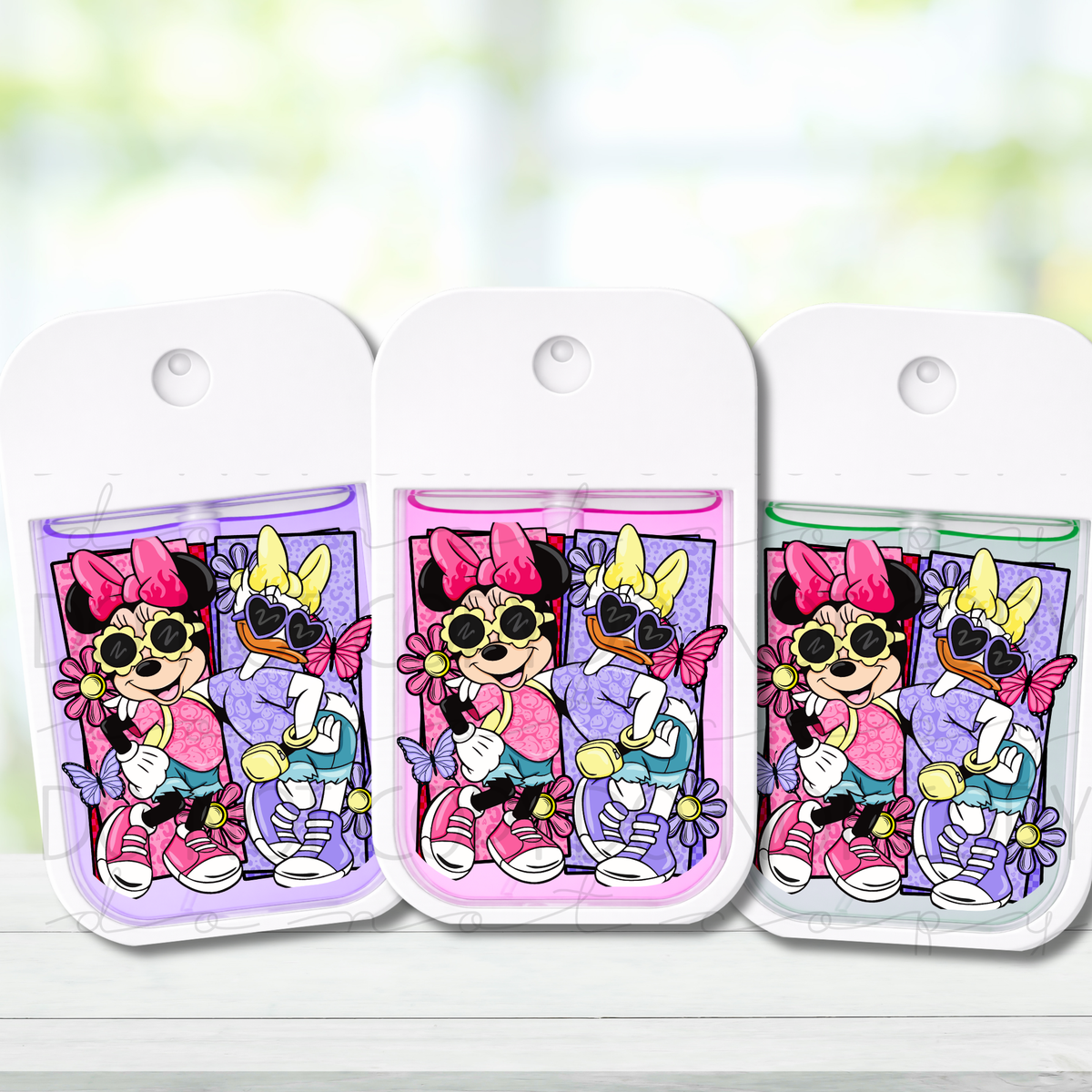 Mouse & Duck Spray Decal