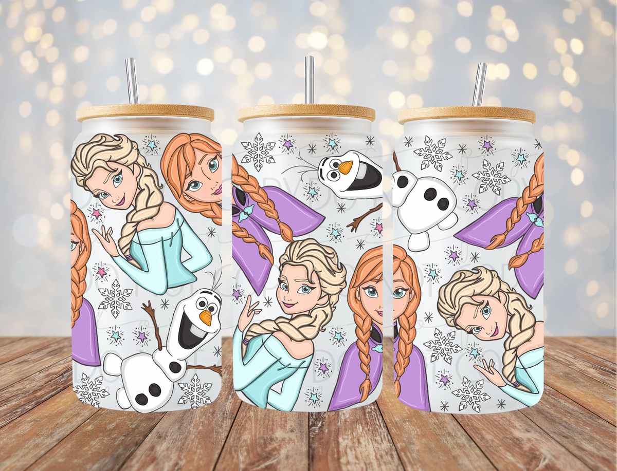 Sister Princesses 16 Oz Wrap