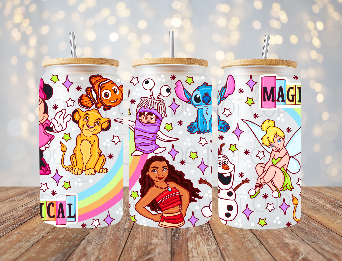 Magical Characters 16 Oz Wrap