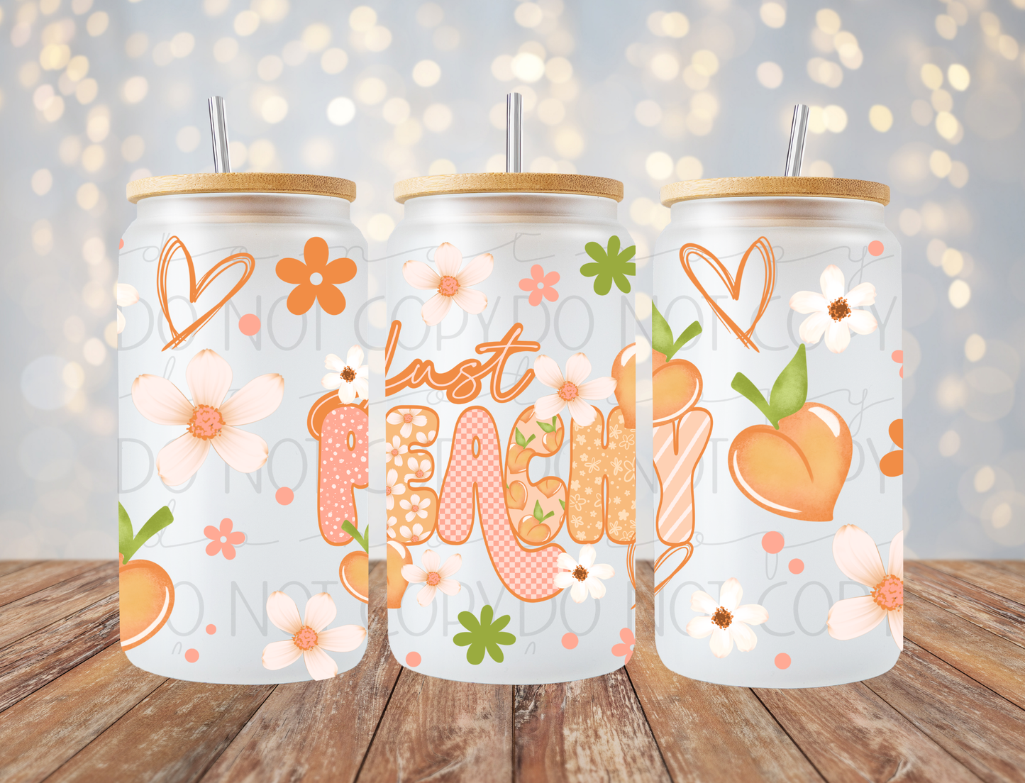Just Peachy 16 Oz Wrap
