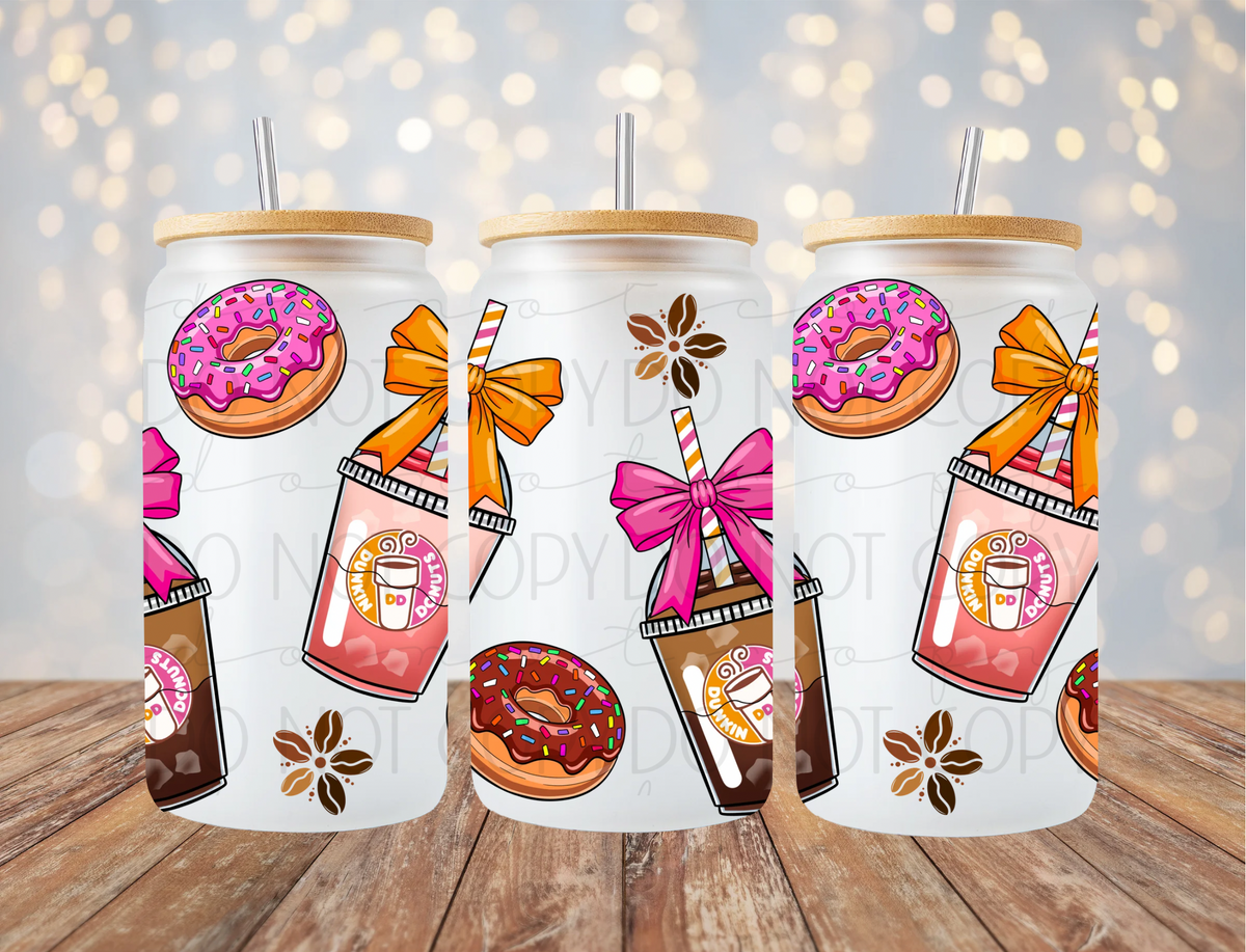 Doughnuts & Coffee 16 Oz Wrap