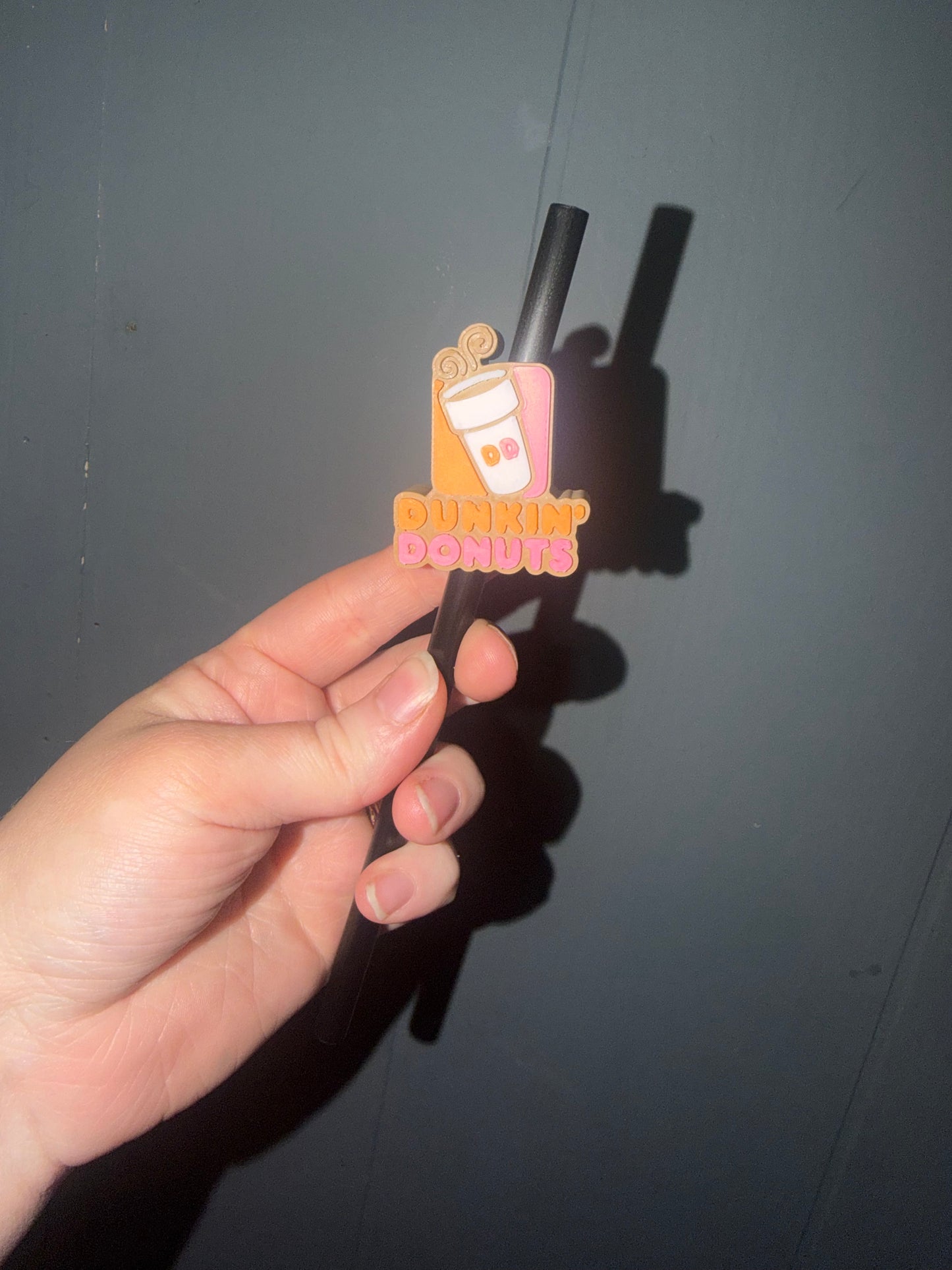 Coffee 3D Straw Topper