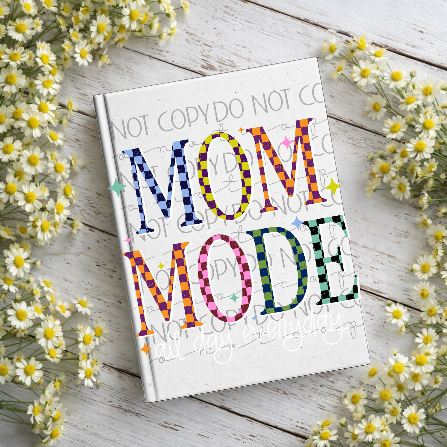 Mom Mode Notebook Decal