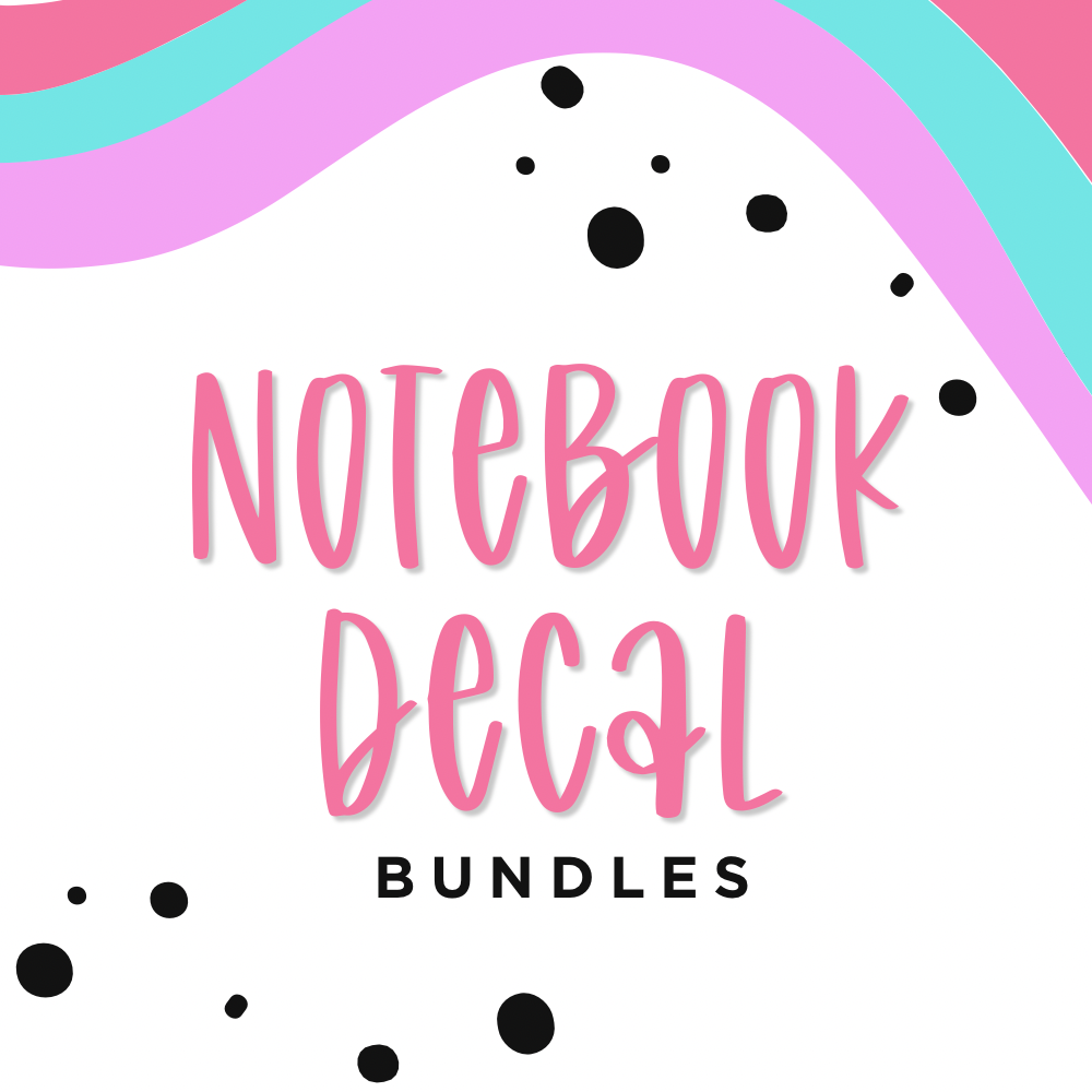 Notebook Decal Bundles