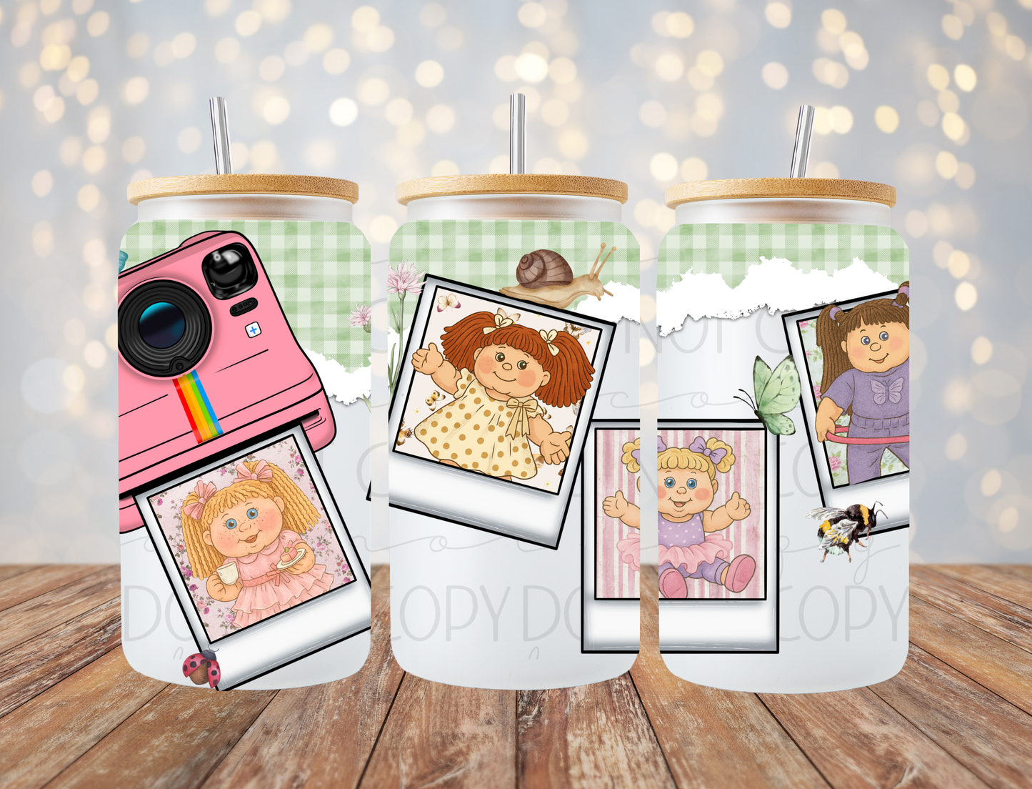 Cabbage Dolls Polaroid 16 Oz Wrap