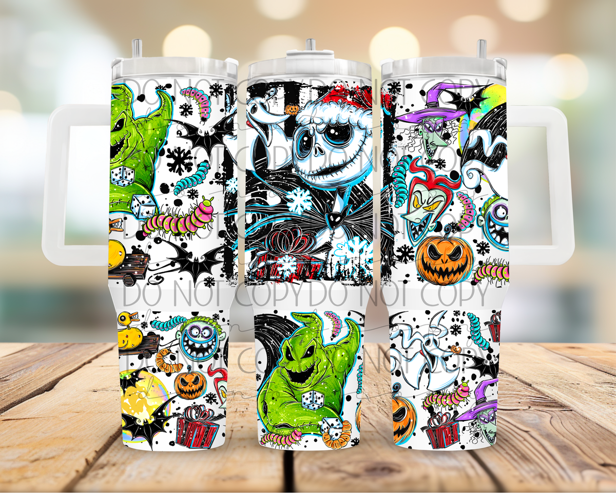 Skeleton Guy 40 oz Wrap