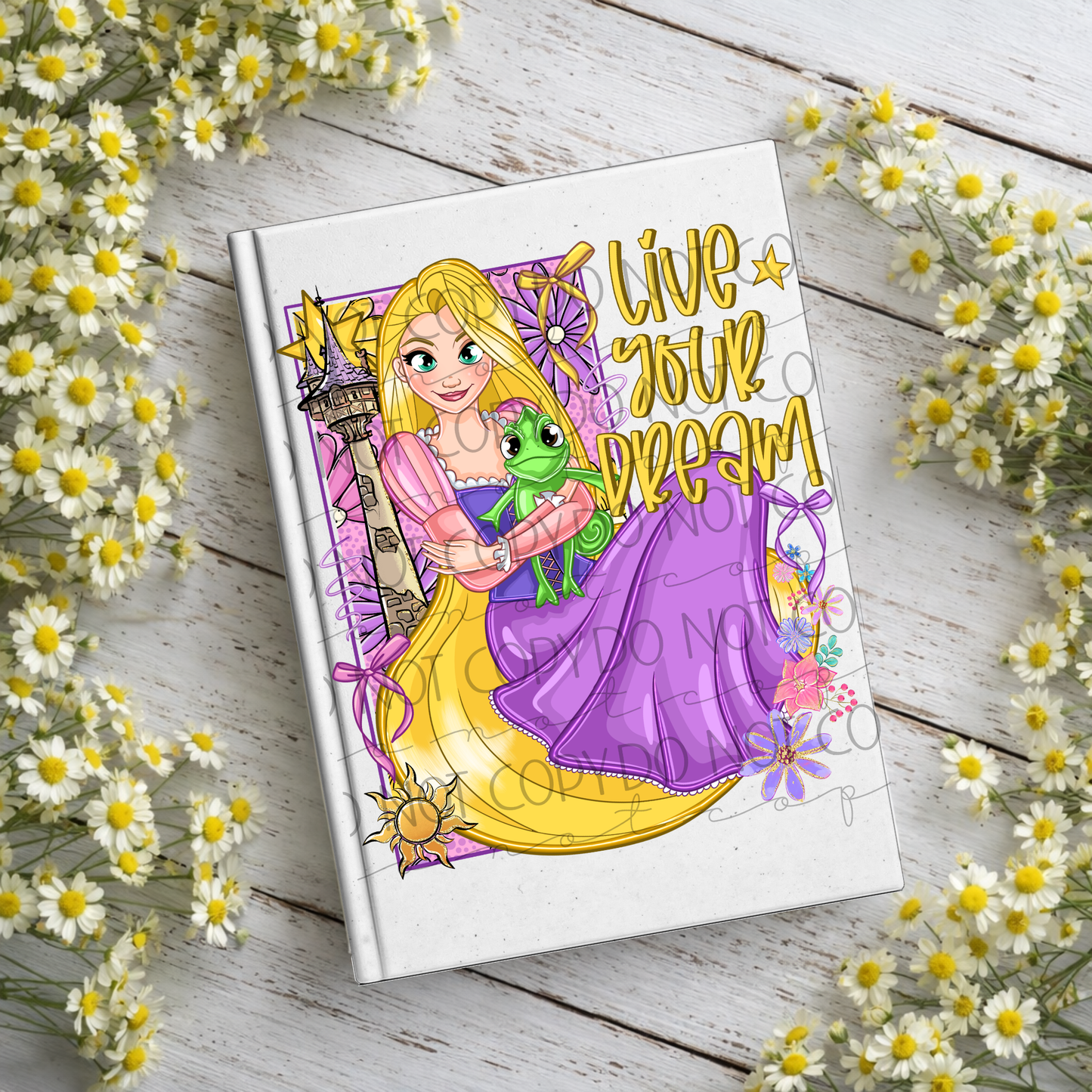 Live Your Dream Notebook Decal