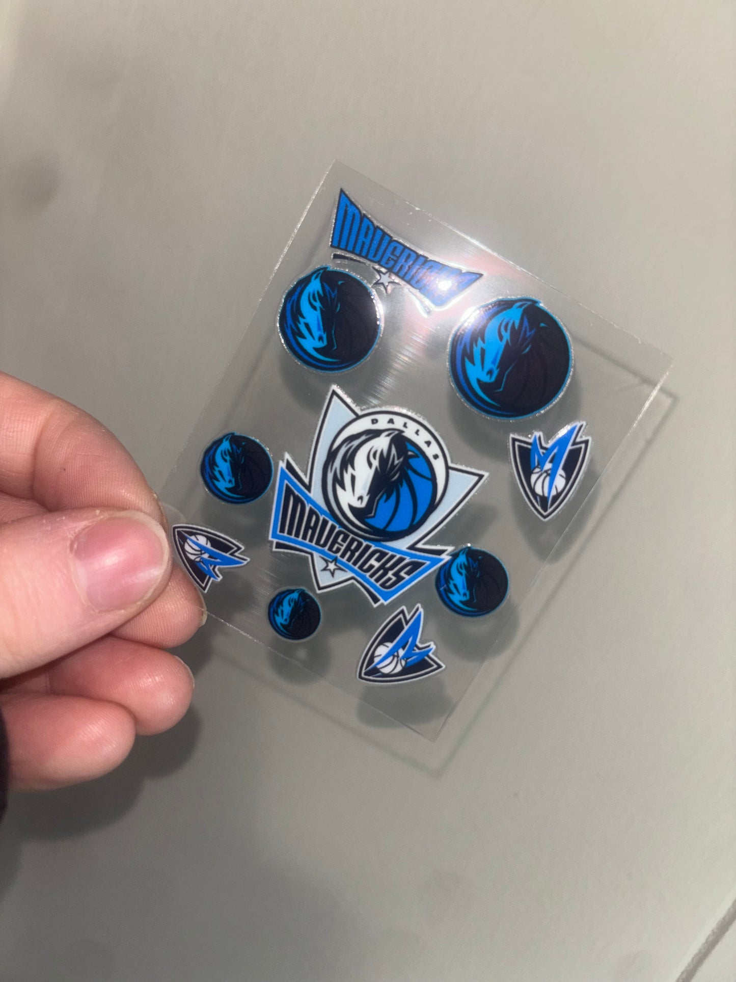 Dallas Basketball Spray Decal