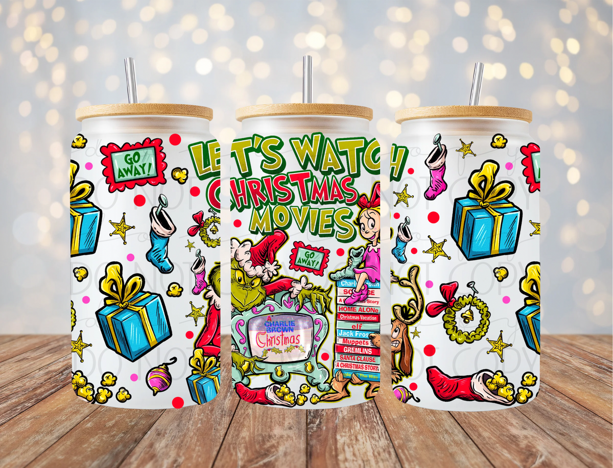 Watch Christmas Movies 16 Oz Wrap