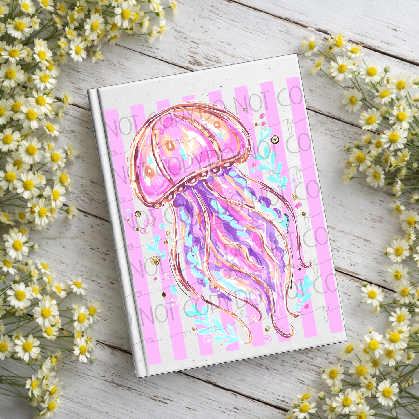 Jellyfish Notebook Decal