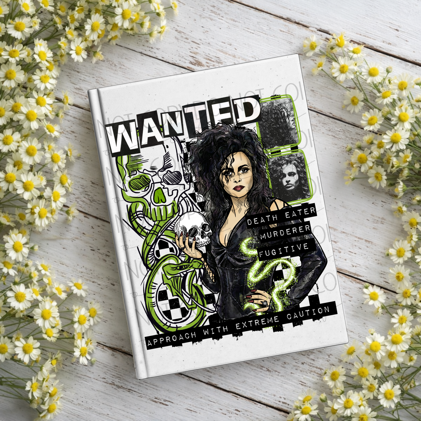 Wanted Witch Notebook Decal