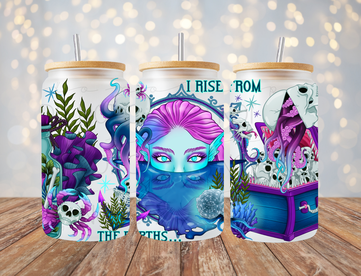 I Rise From The Depths 16 Oz Wrap
