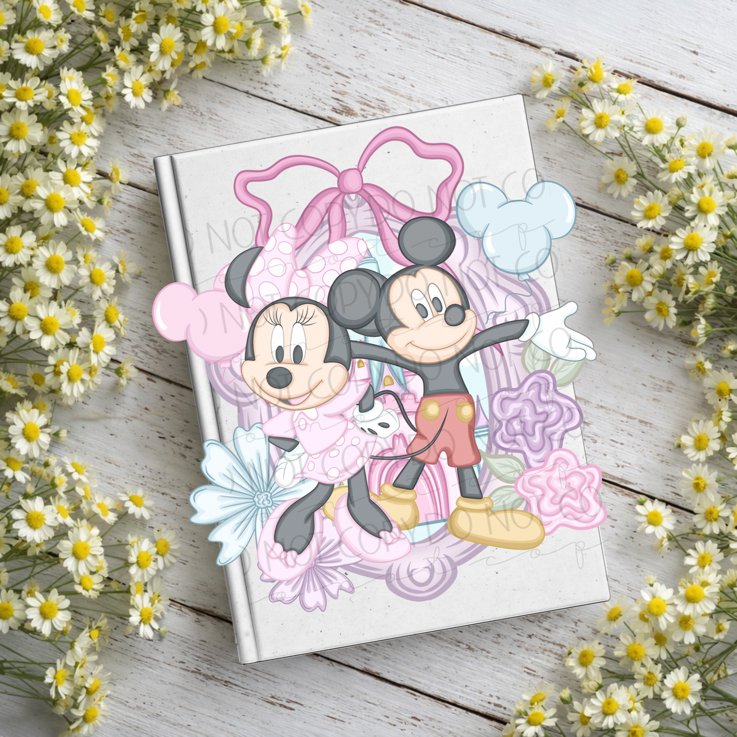 Girl & Boy Mouse Notebook Decal