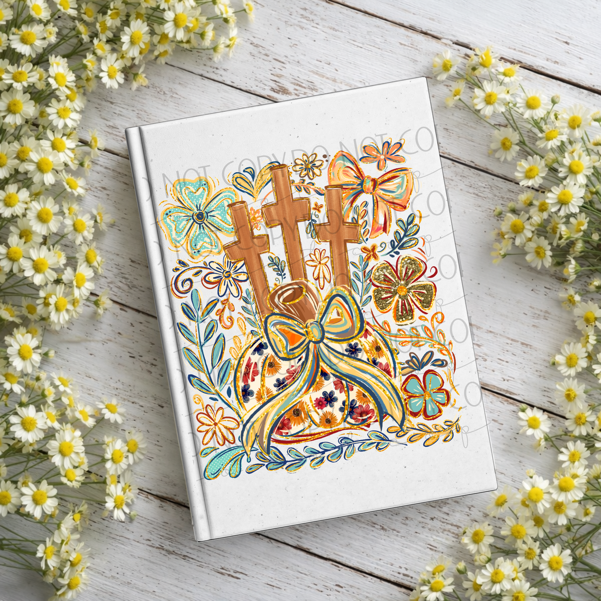 Faith Pumpkin Notebook Decal