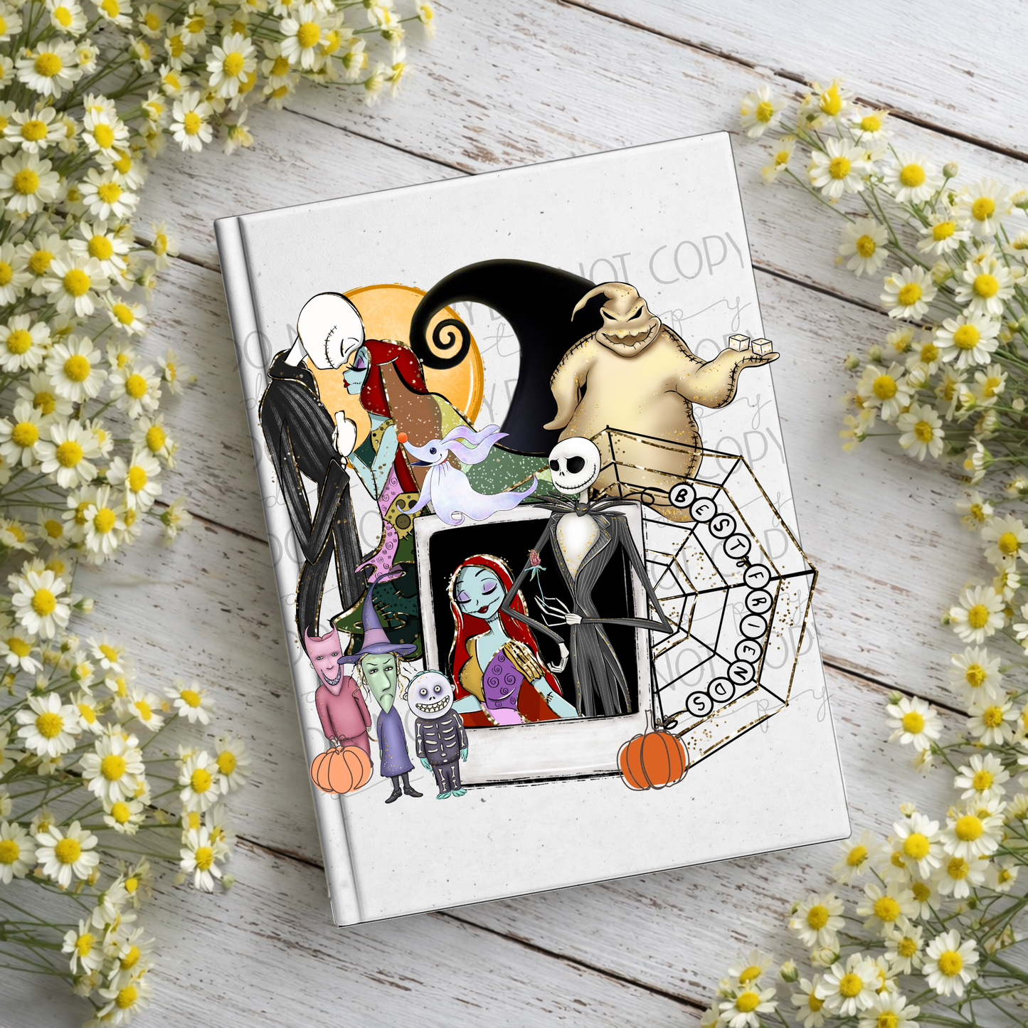Skeleton Notebook Decal