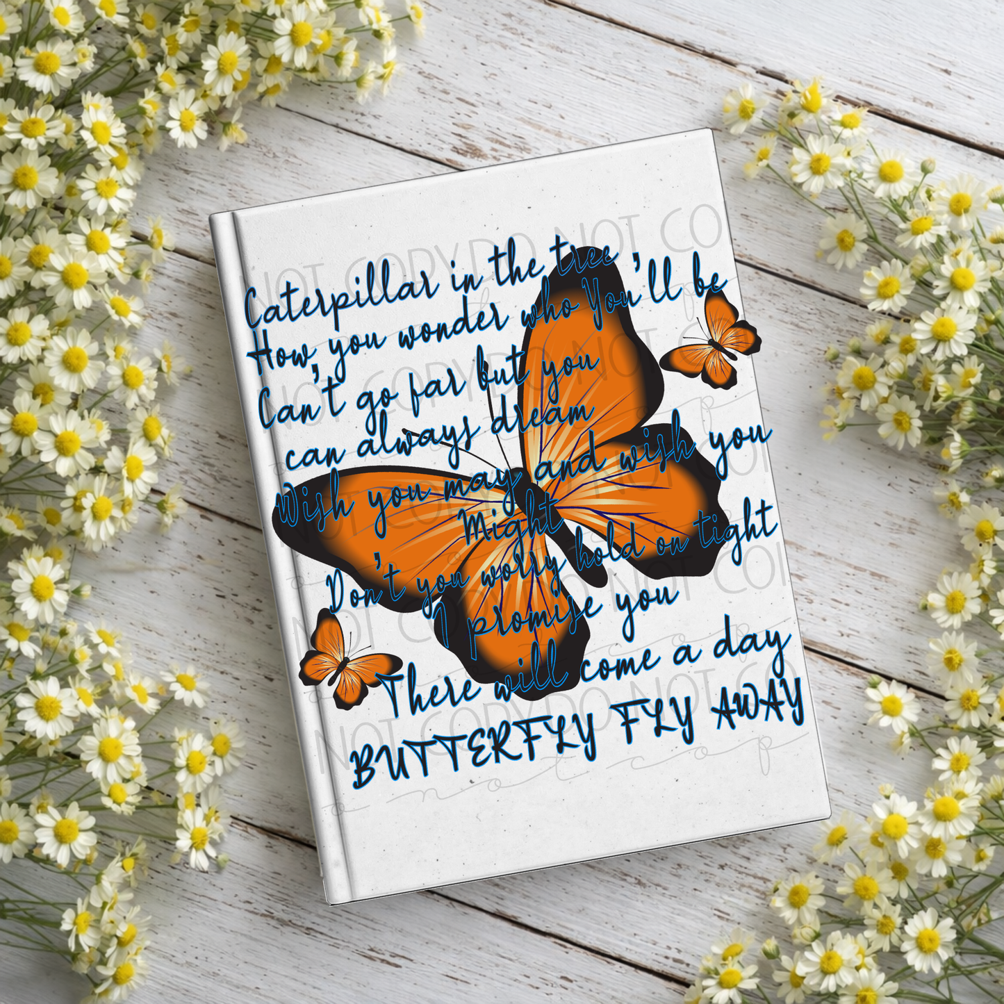 Butterfly Fly Away Notebook Decal