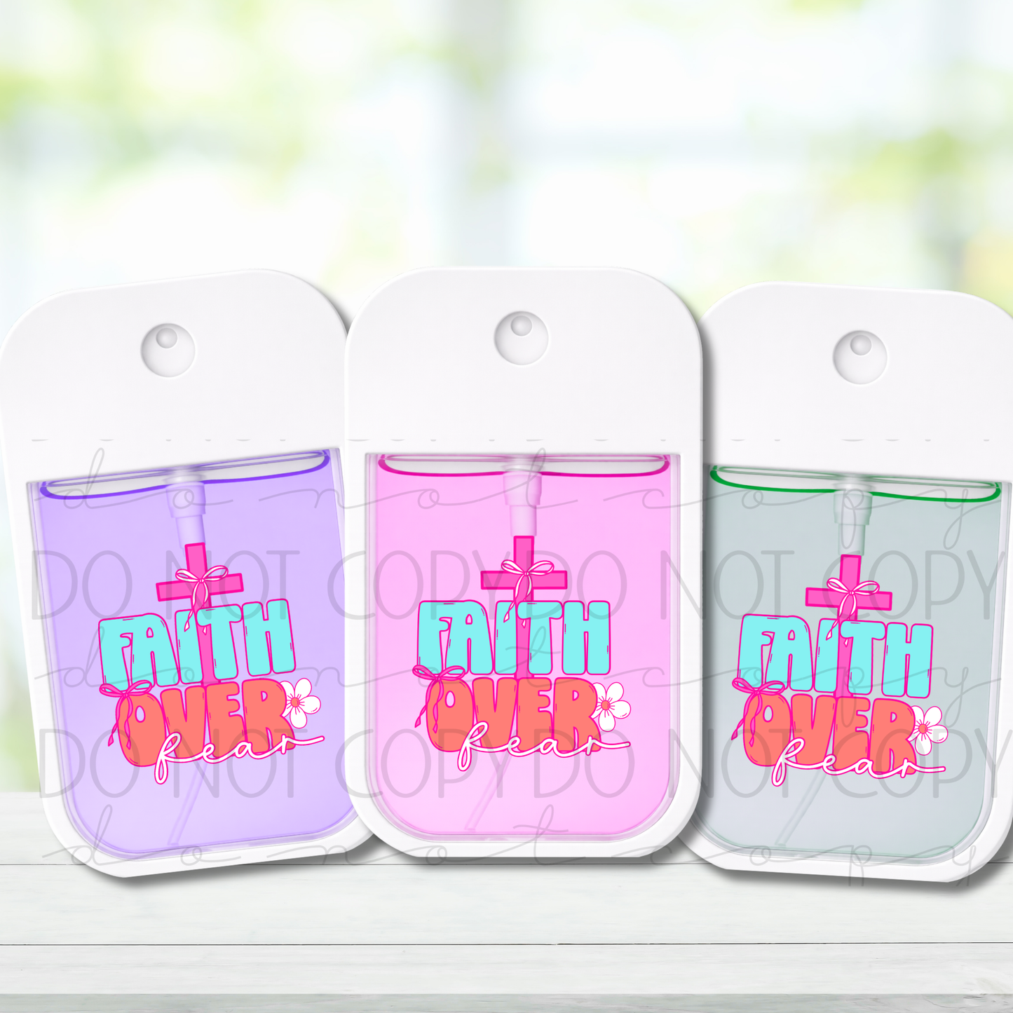 Faith Over Fear Spray Decal