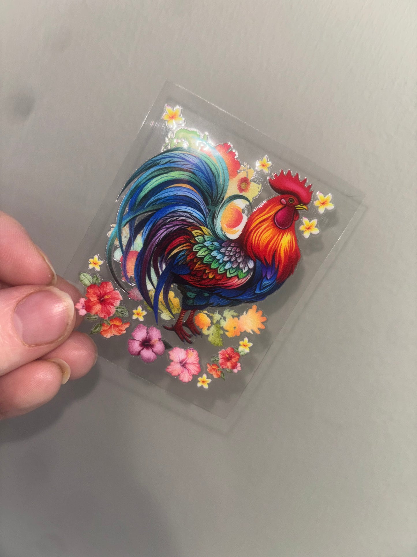 Chicken Spray Decal