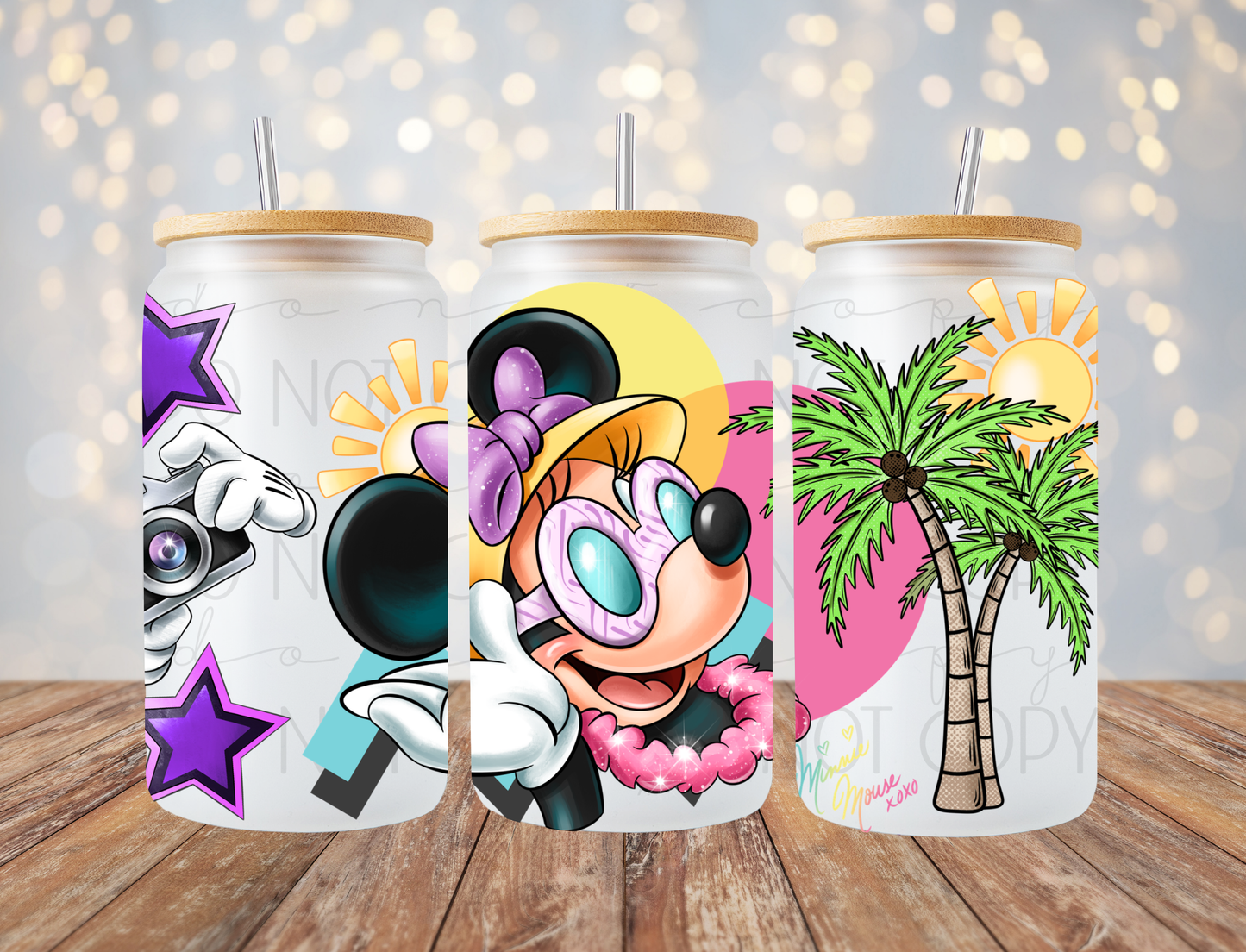 Summer Girl Mouse 16 Oz Wrap