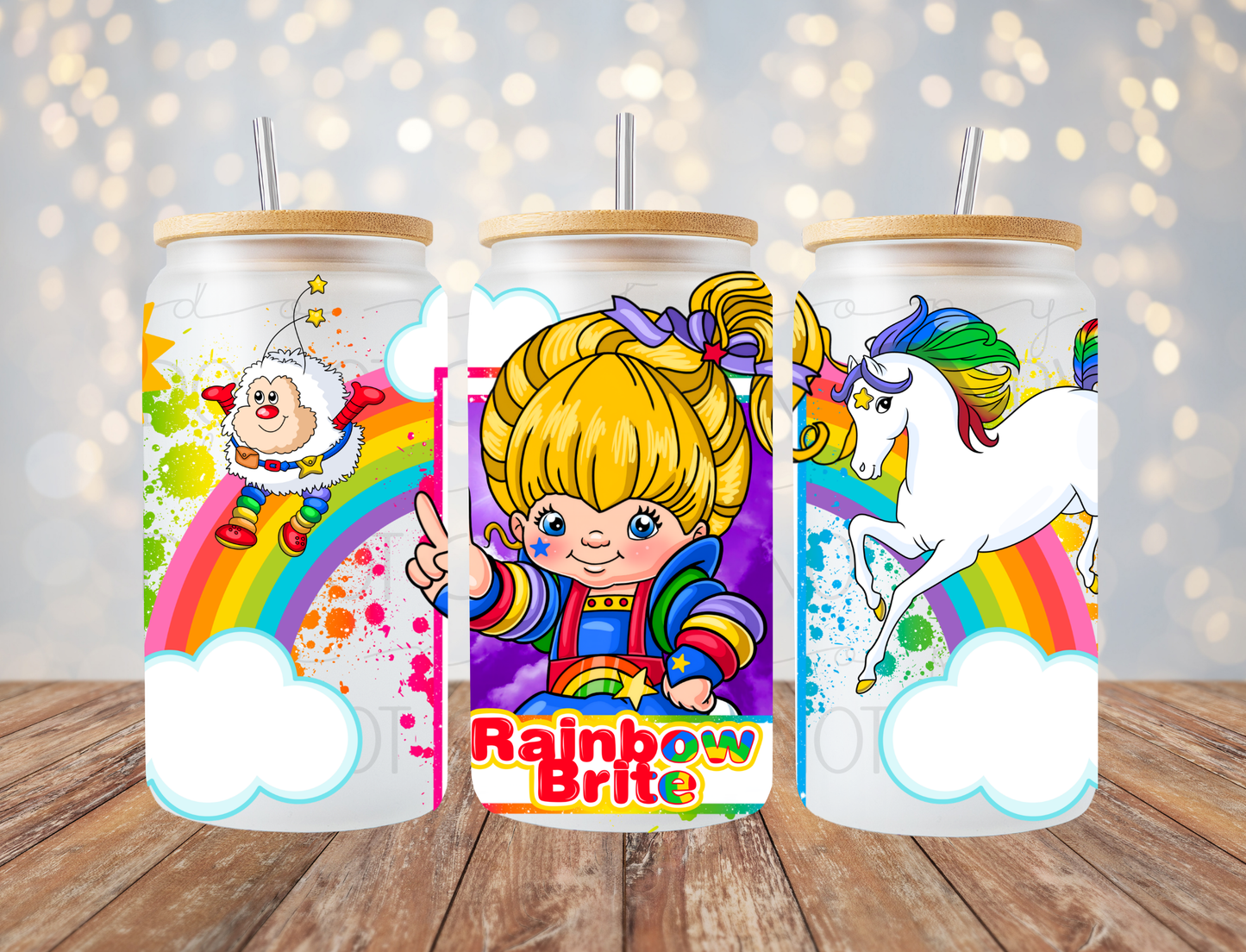 Rainbow Doll 16 Oz Wrap
