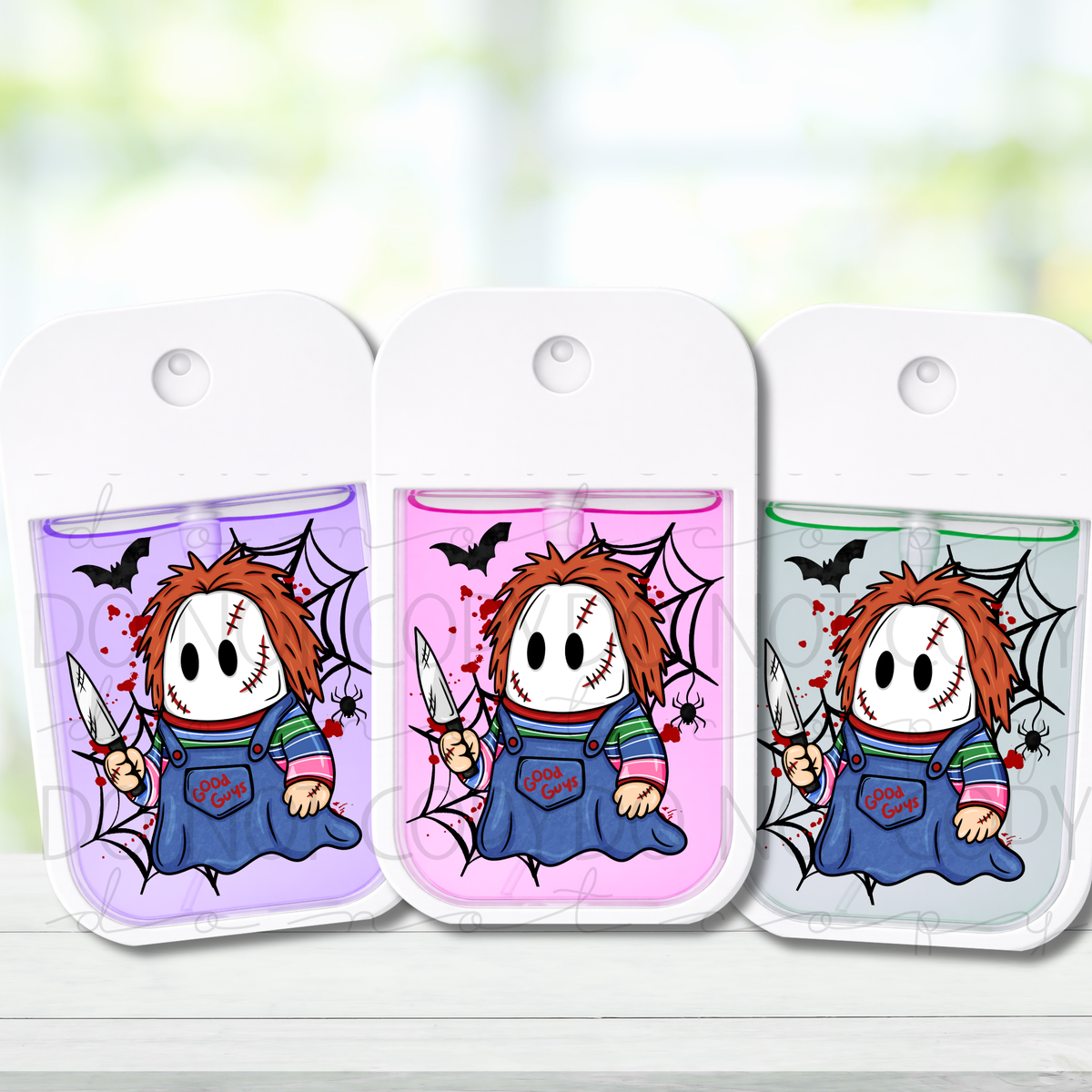 Doll Horror Ghost Spray Decal