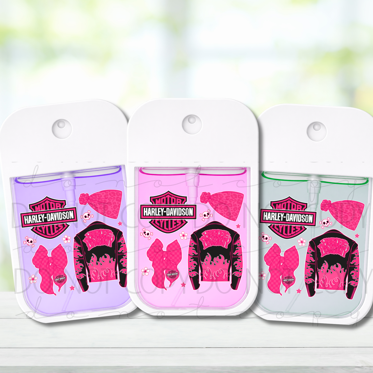 Motorcycle Spray Decal