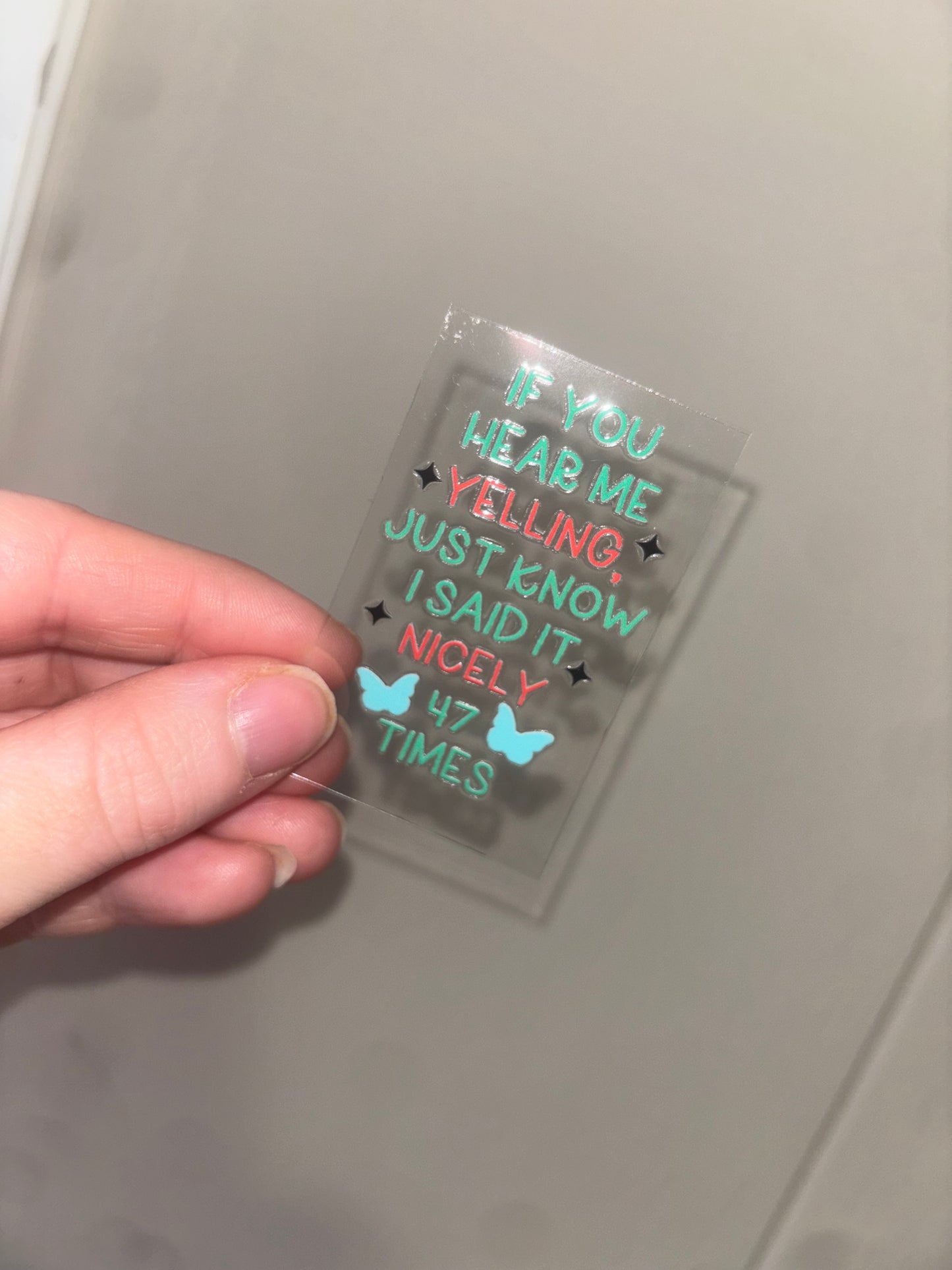 Hear Me Yelling Keychain Wrap