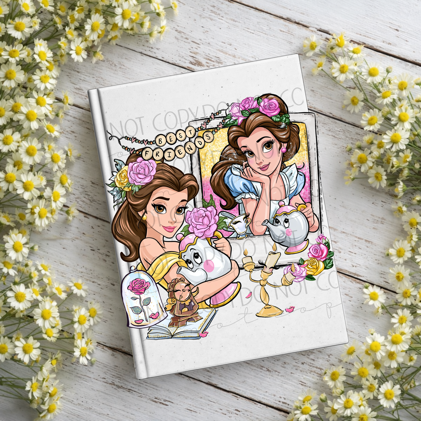 Beauty Princess & Sidekicks Notebook Decal