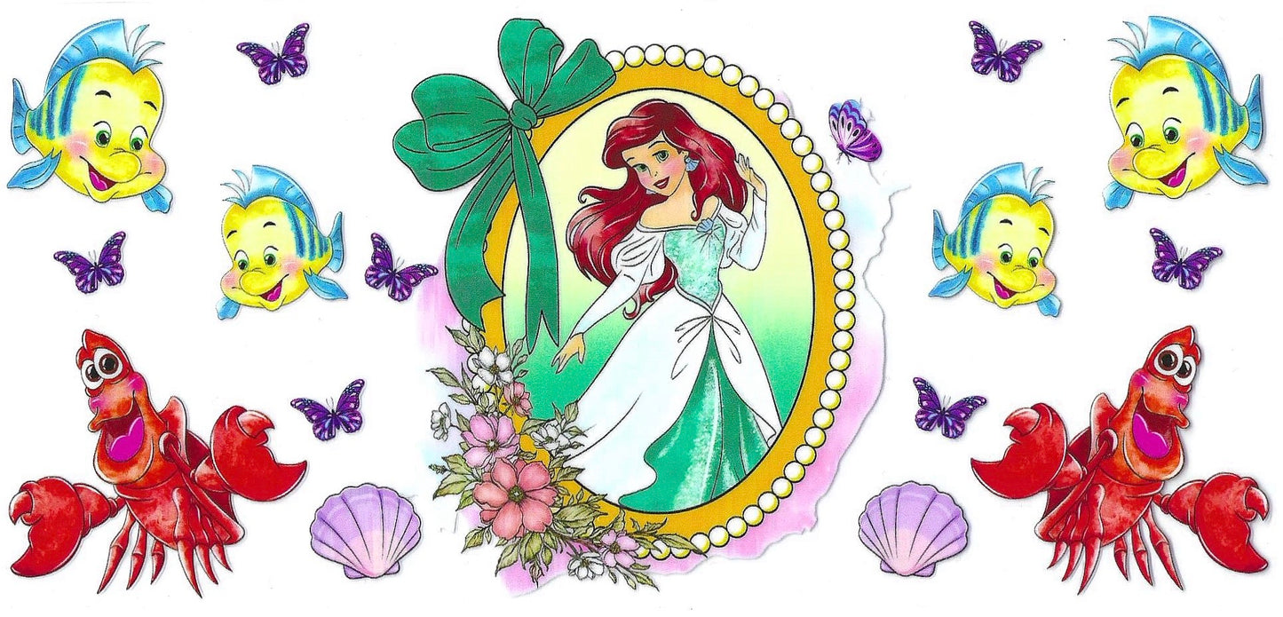 Mermaid Princess 16 Oz Wrap