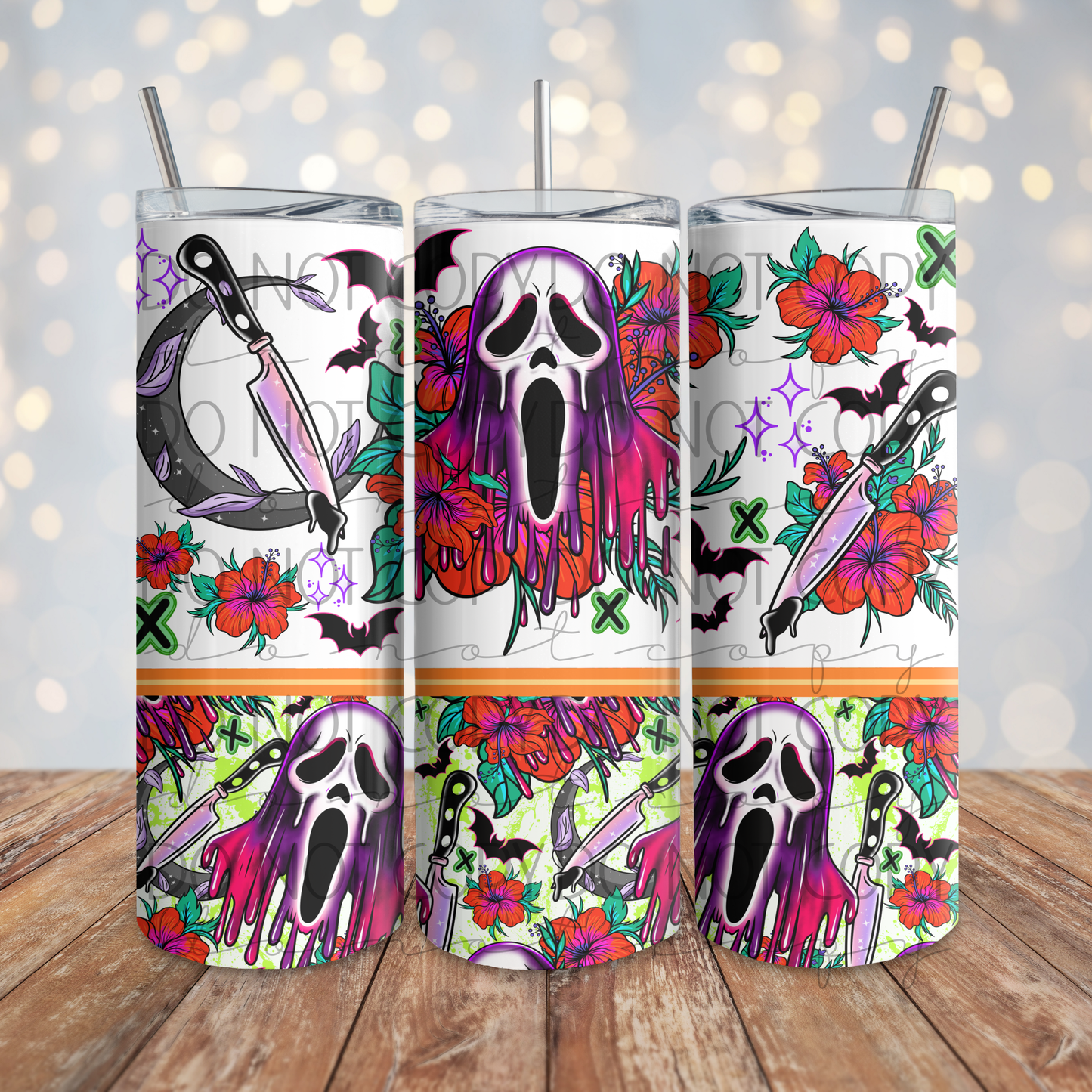 Ghost Horror 20 oz Wrap