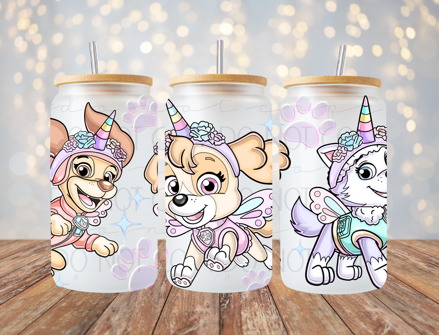 Girl Pups 16 Oz Wrap