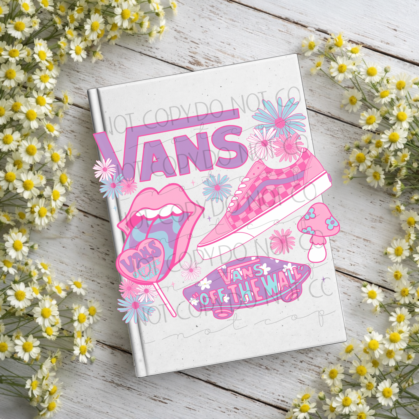 Girl Shoe Notebook Decal
